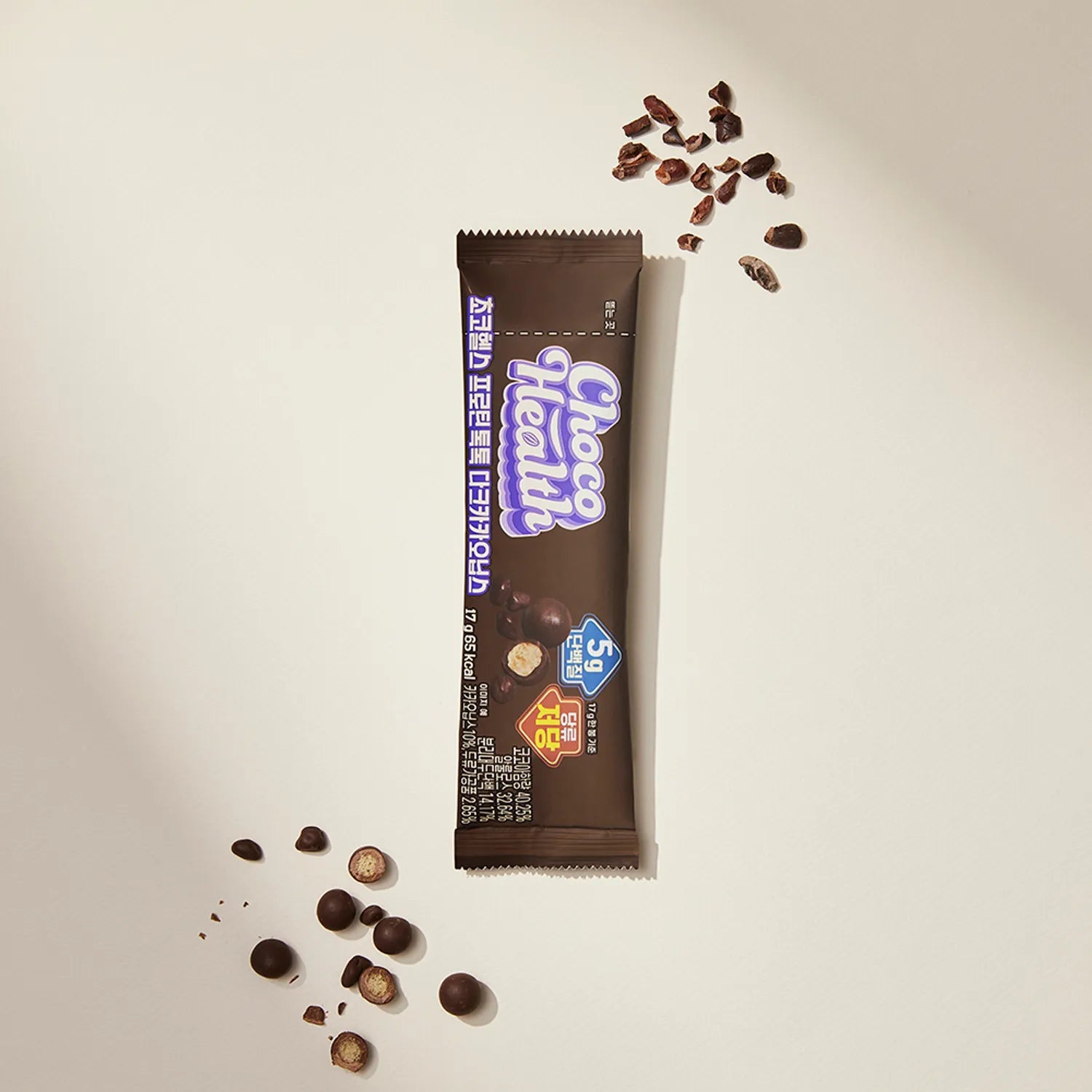 ChocoHealth Protein Tok Tok Dark Cacao Nibs 17g