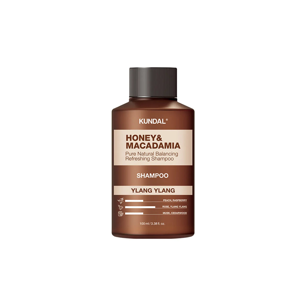 KUNDAL Honey & Macadamia Nature Shampoo 100ml (3 Options)