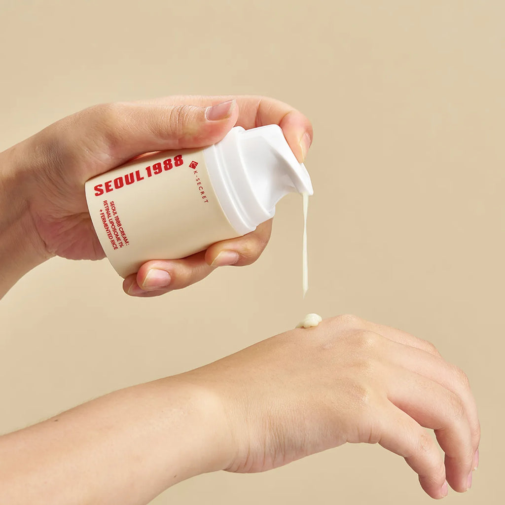 KSECRET Seoul 1988 Cream: Retinal Liposome 1%+Fermented Rice 50ml
