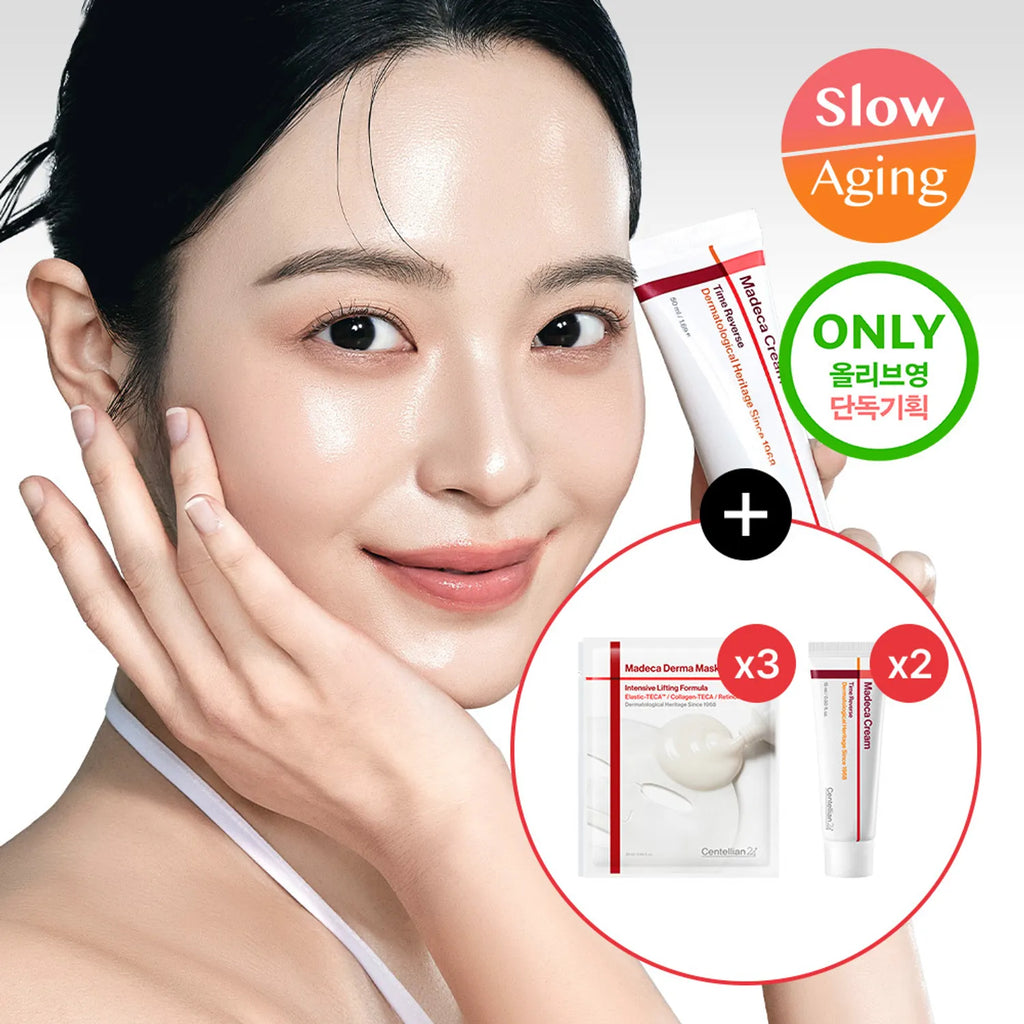 Centellian24 Madeca Cream Time Reverse 50ml Set (+15ml*2ea+Derma Mask Sheet 3ea)