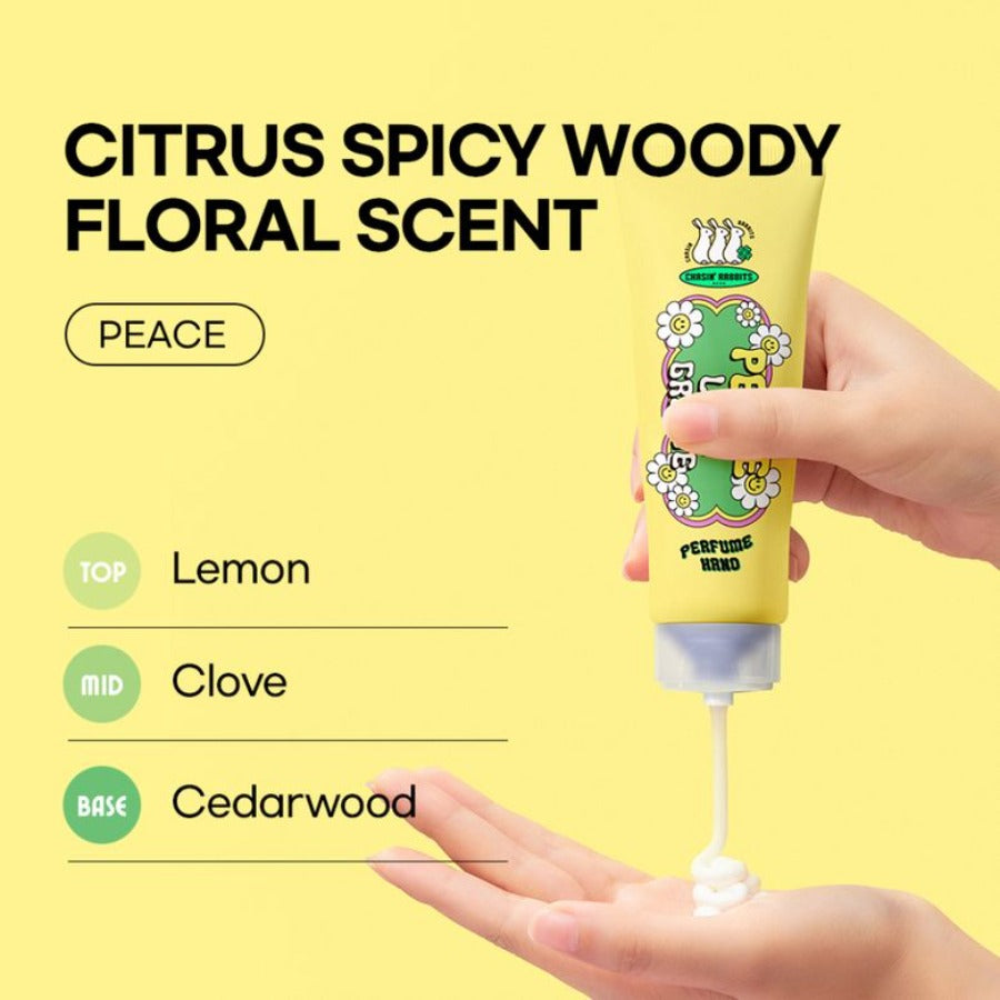 CHASIN RABBITS Peace Groove Love Success Perfume Hand Cream 50ml -4 types