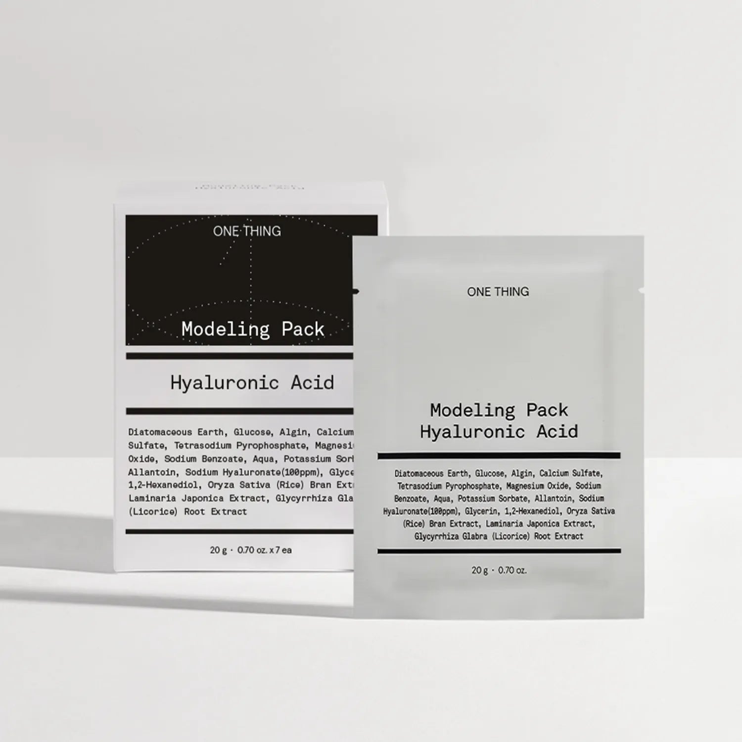 ONE THING Hyaluoronic Acid Moldeling Pack 7ea