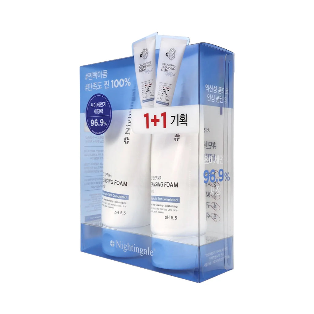 Nightingale Daily Derma Cleansing Foam Mild Acid 1+1