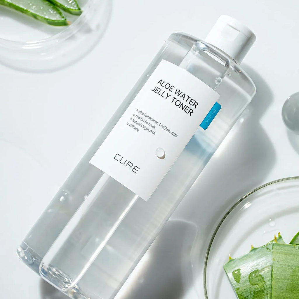 Cure Aloe Water Jelly Toner Special Set 500mL+50mL