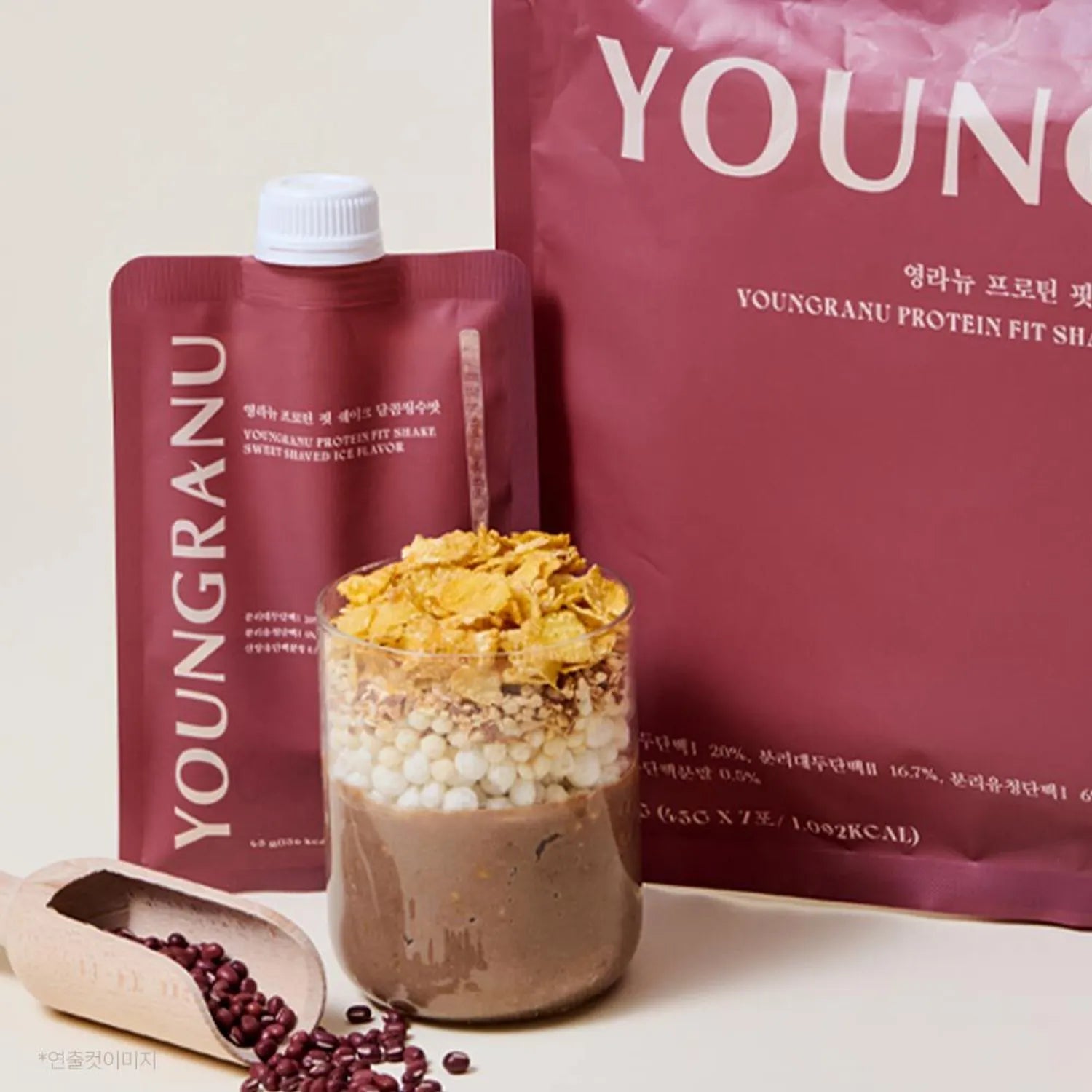 YOUNGRANU Protein Fit Shake #Sweet Shaved Ice Flavor 45g