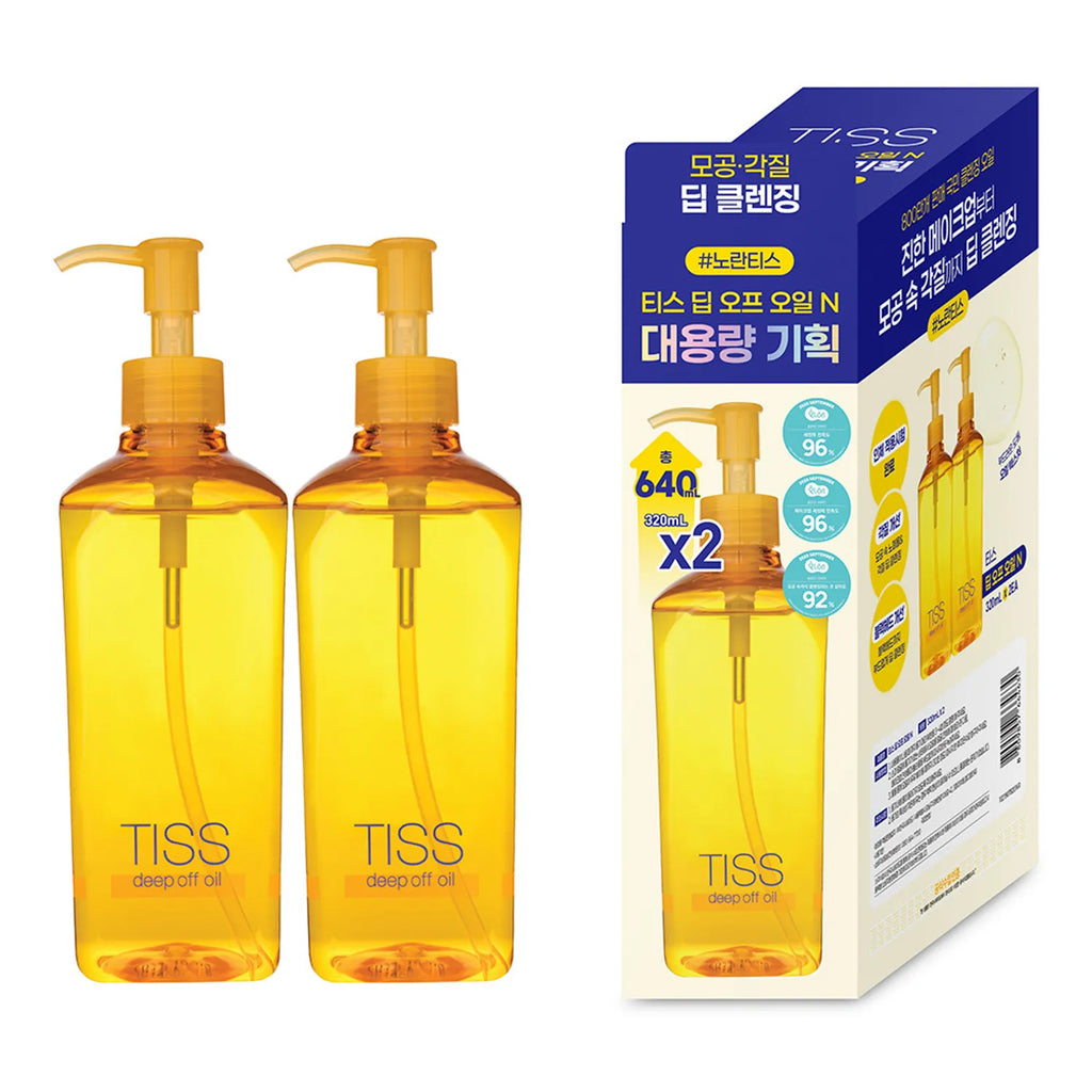 TISS Deep Off Cleansing Oil 320ml*2ea