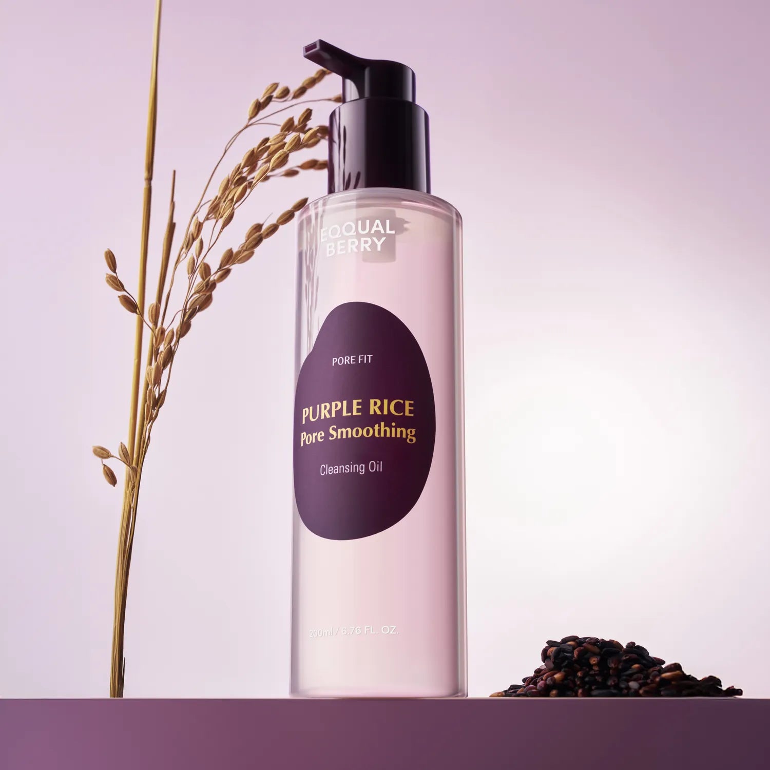 EQQUALBERRY Purple Rice Pore Pack Cleansing Oil 200ml