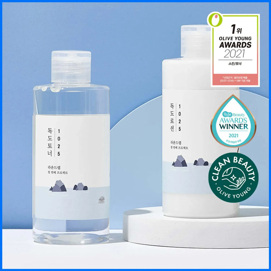 ROUND LAB 1025 Dokdo Toner + Lotion 200mL Special Set