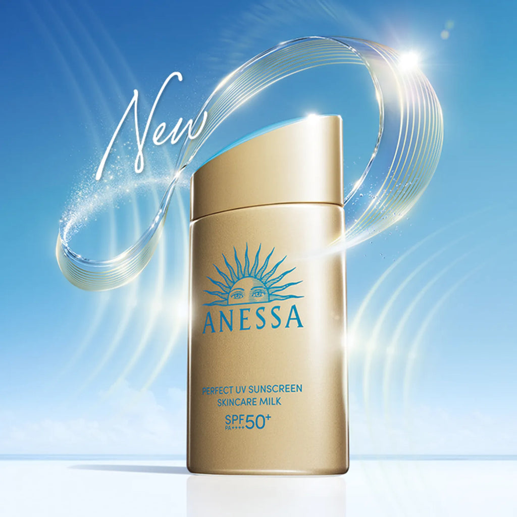 ANESSA Perfect UV Sunscreen Skincare Milk 60ml Set (+12ml*2ea)