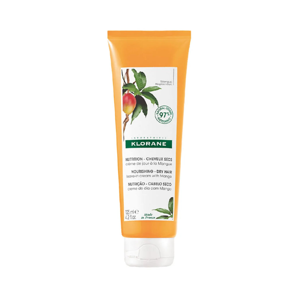 KLORANE Nourshing Dry Hair Leave-in Cream with Mango Butter 125mL (NEW)