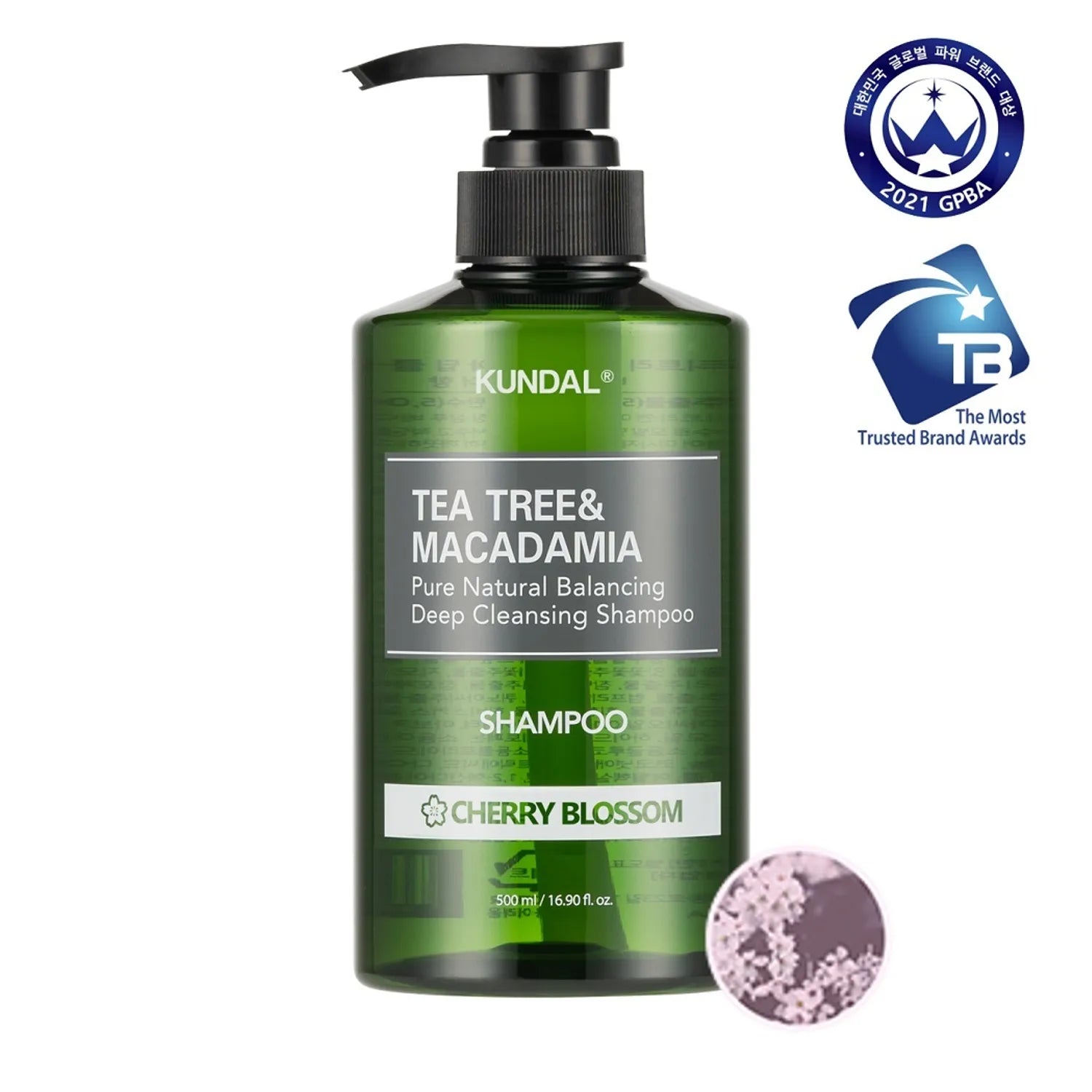 KUNDAL Tea Tree & Macadamia Deep Cleansing Shampoo For Oily Scalp 500ml (4 Options)