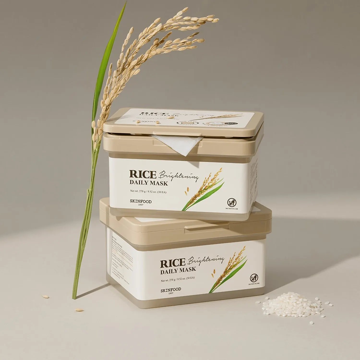 SKINFOOD Rice Brightening Daily Mask 30P