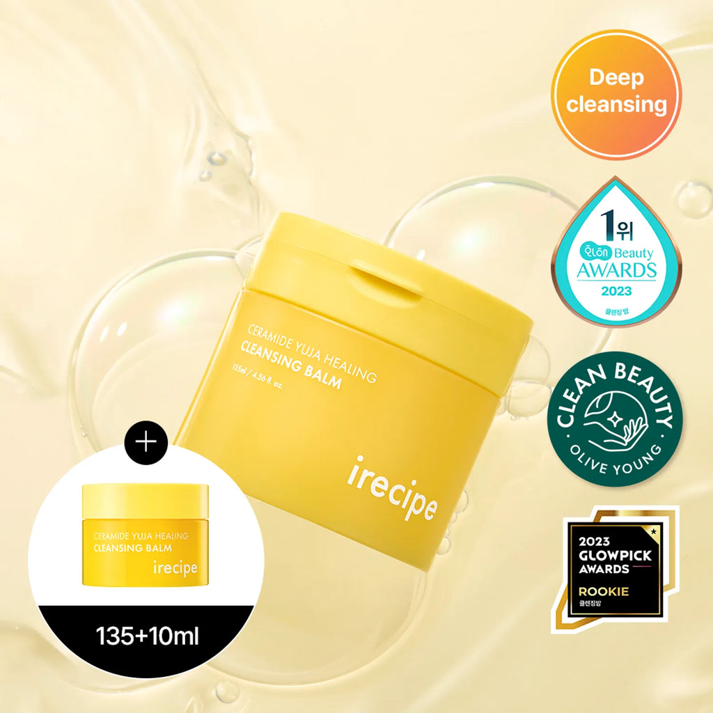 irecipe Ceramide Yuja Healing Cleansing Balm 120g Set (+10g)