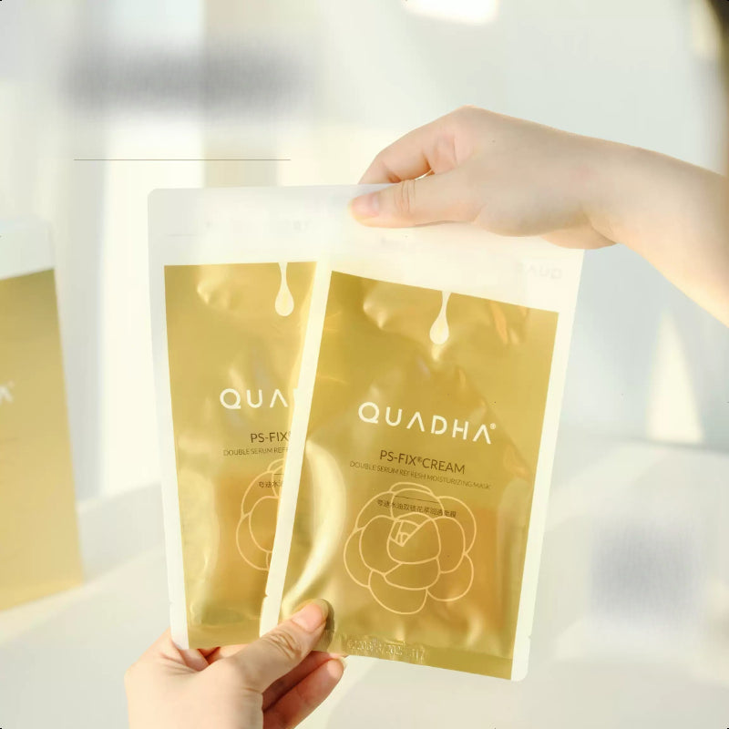 QUADHA - Double Serum Refresh Moisturizing Mask 5pcs