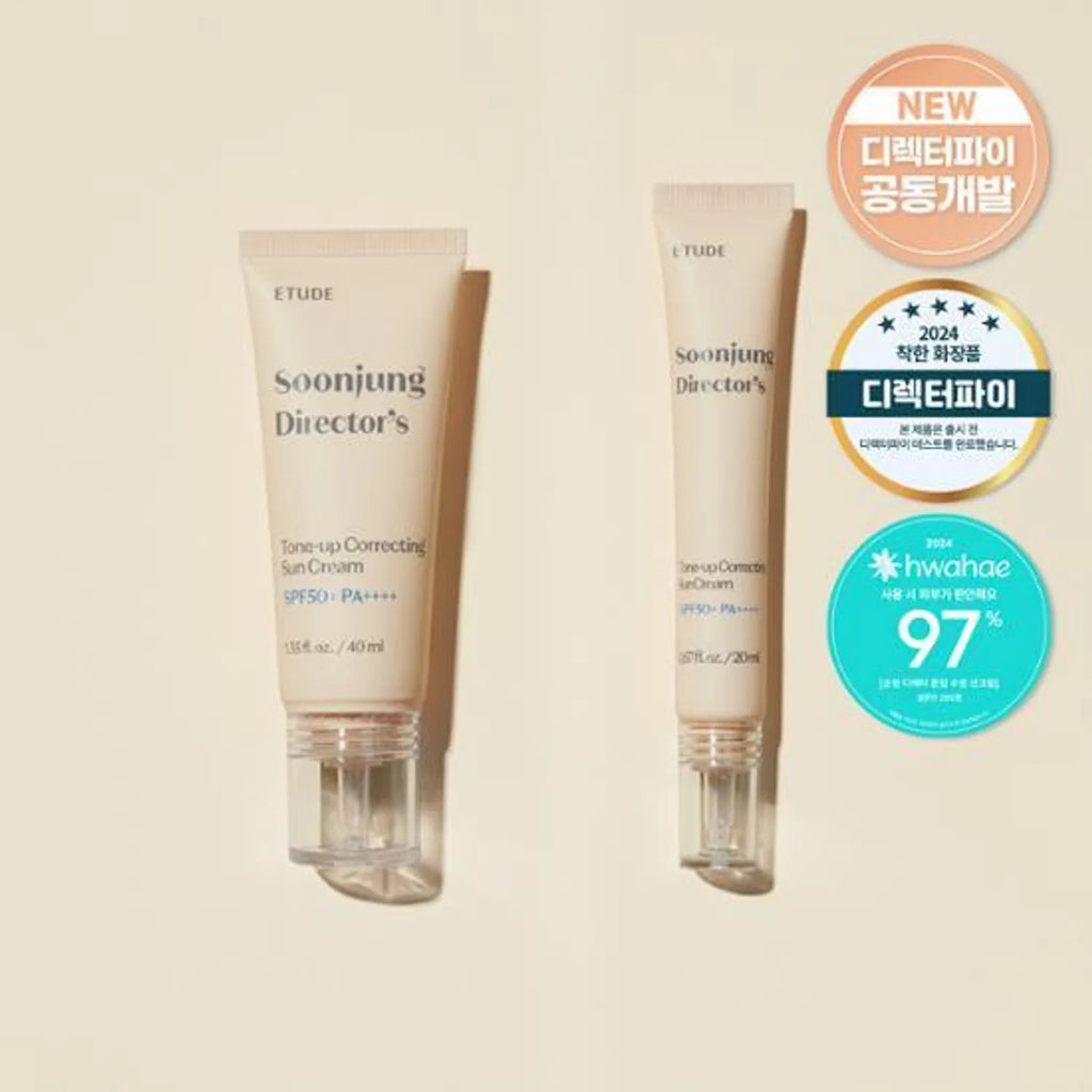 ETUDE Soonjung Director's Tone-UP Correcting Sun Cream 40mL Special Set (+20mL)