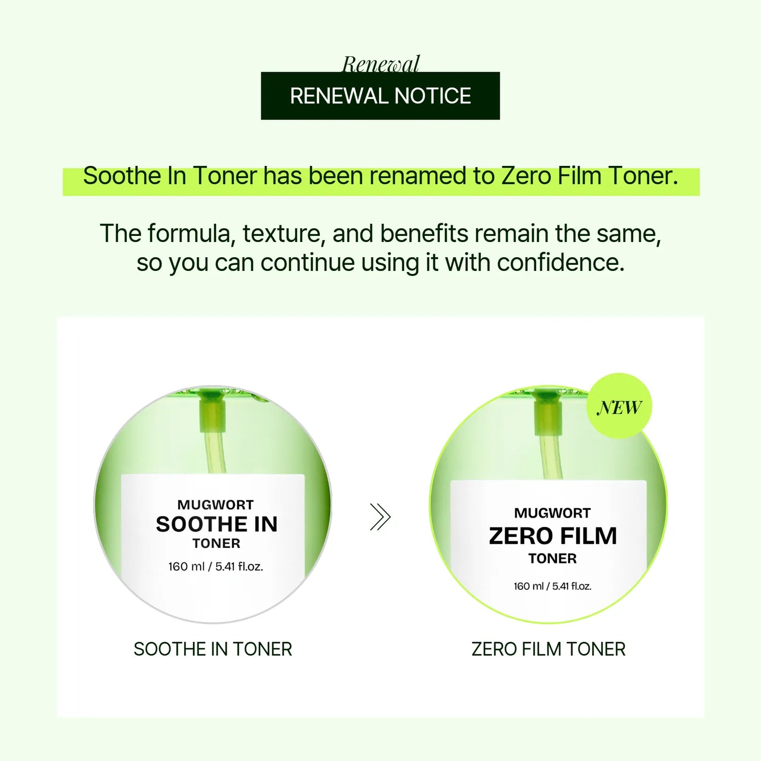 Orien Mugwort Zero Film Toner 160ml