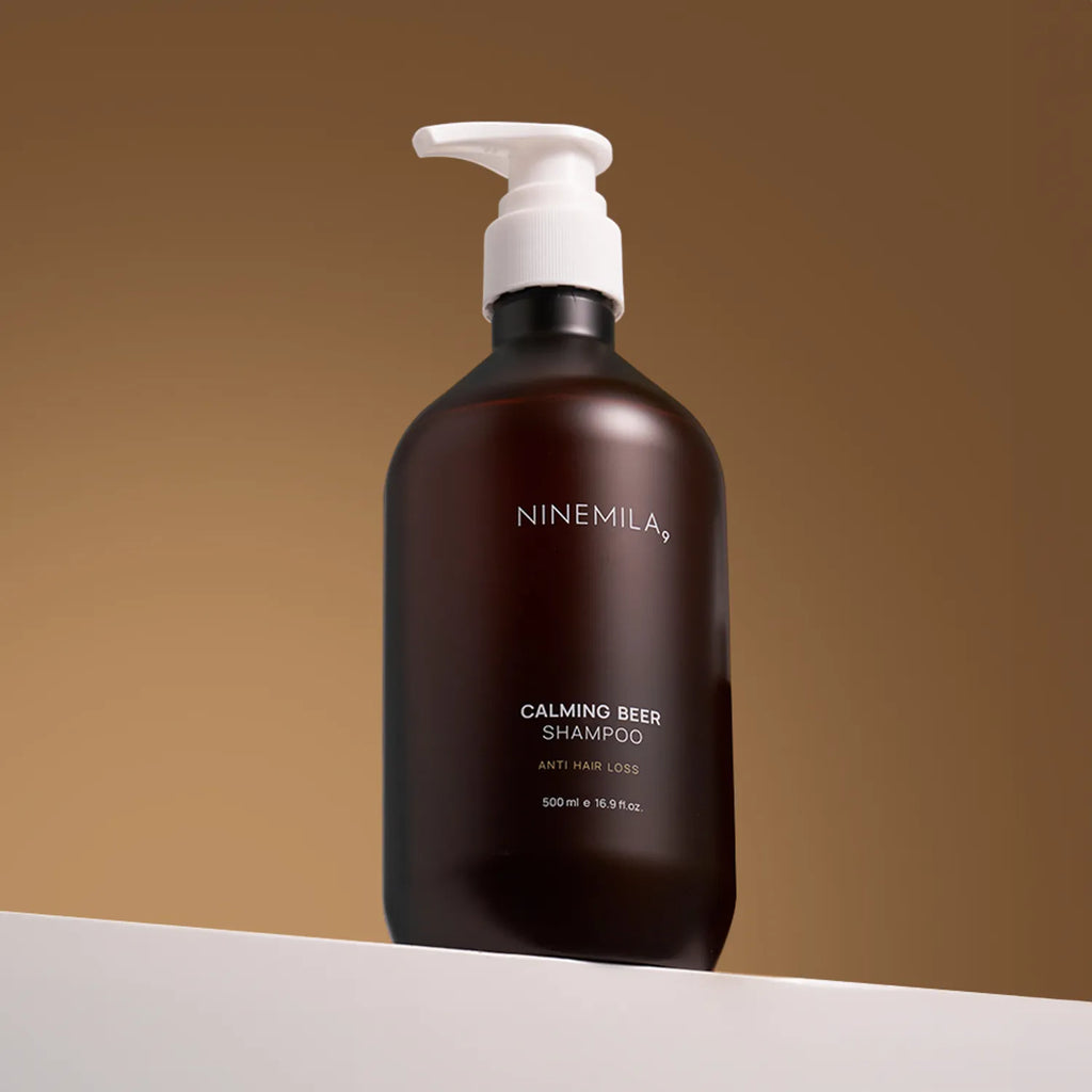 NINEMILA Calming Beer Shampoo 500ml Set (+Shampoo 60ml)