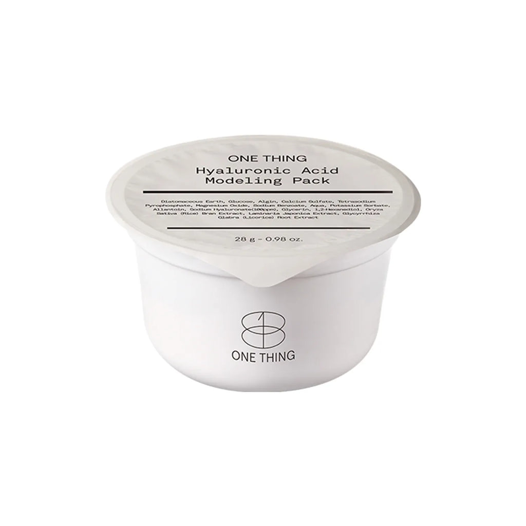 ONE THING Hyaluronic Acid Modeling Mask Cup Pack 28g