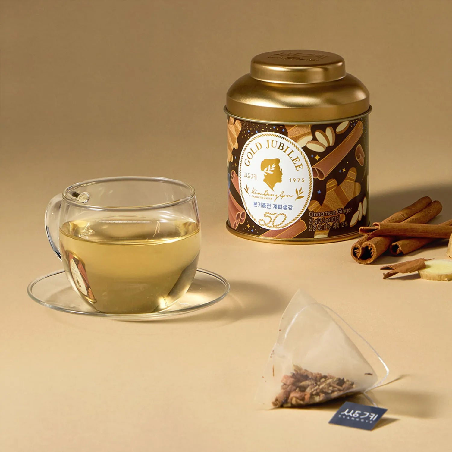 Ssanggye Gold Jubilee #Cinnamon Ginger Tea 10ea