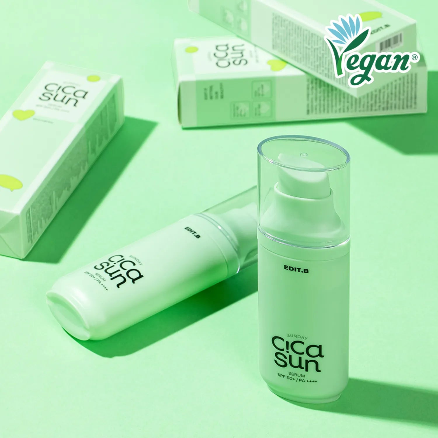 EDIT.B Sunday Cica Sun Serum 55ml SPF50+ PA++++