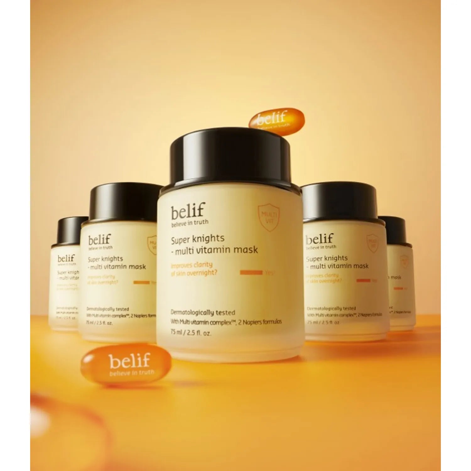 belif Super Knights Multi Vitamin Mask 75ml Set (+Multi Vitamin Mask 25ml*2ea)