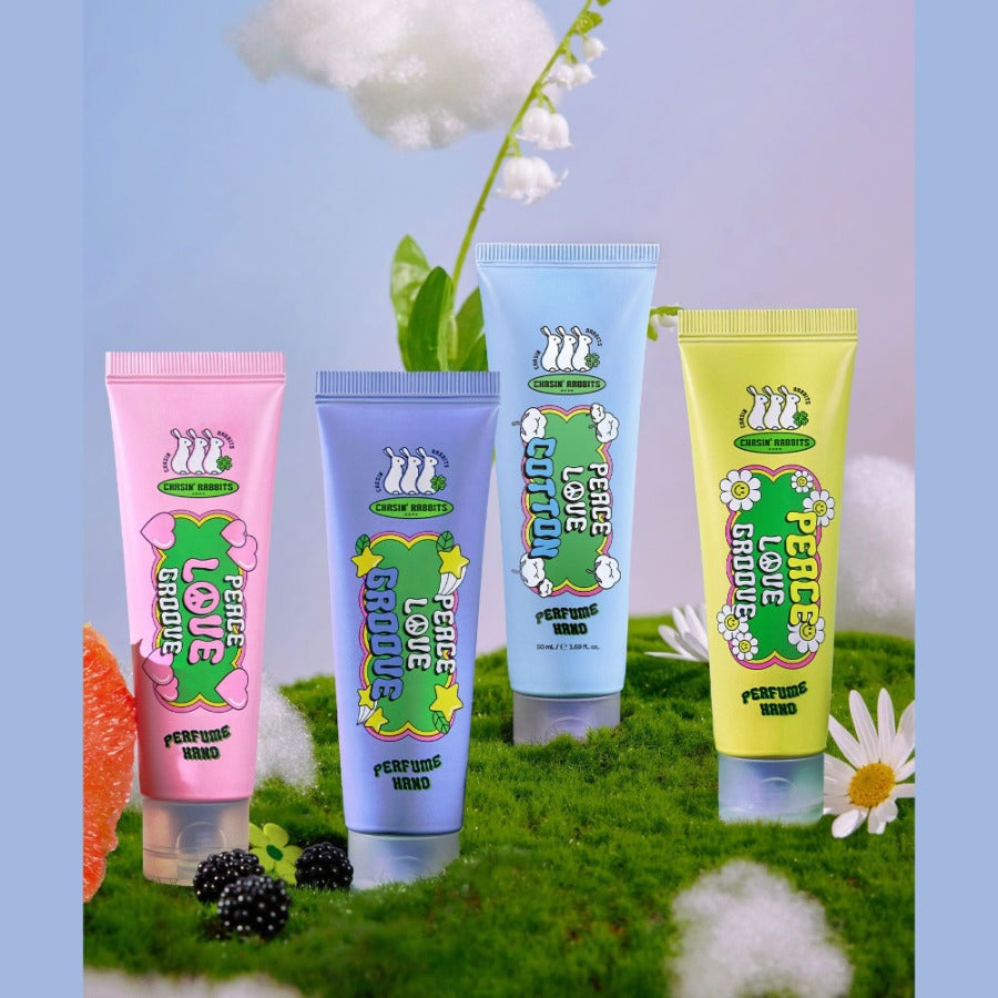 CHASIN RABBITS Peace Groove Love Success Perfume Hand Cream 50ml -4 types