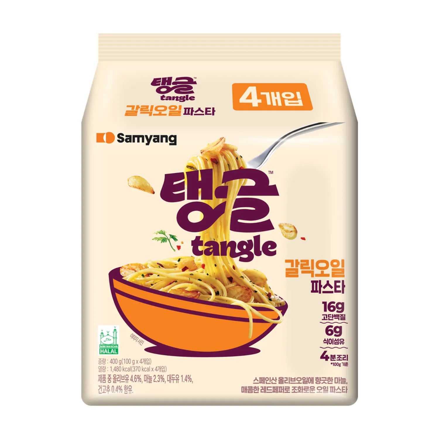 tangle Garlic Oil Pasta 4ea 400g