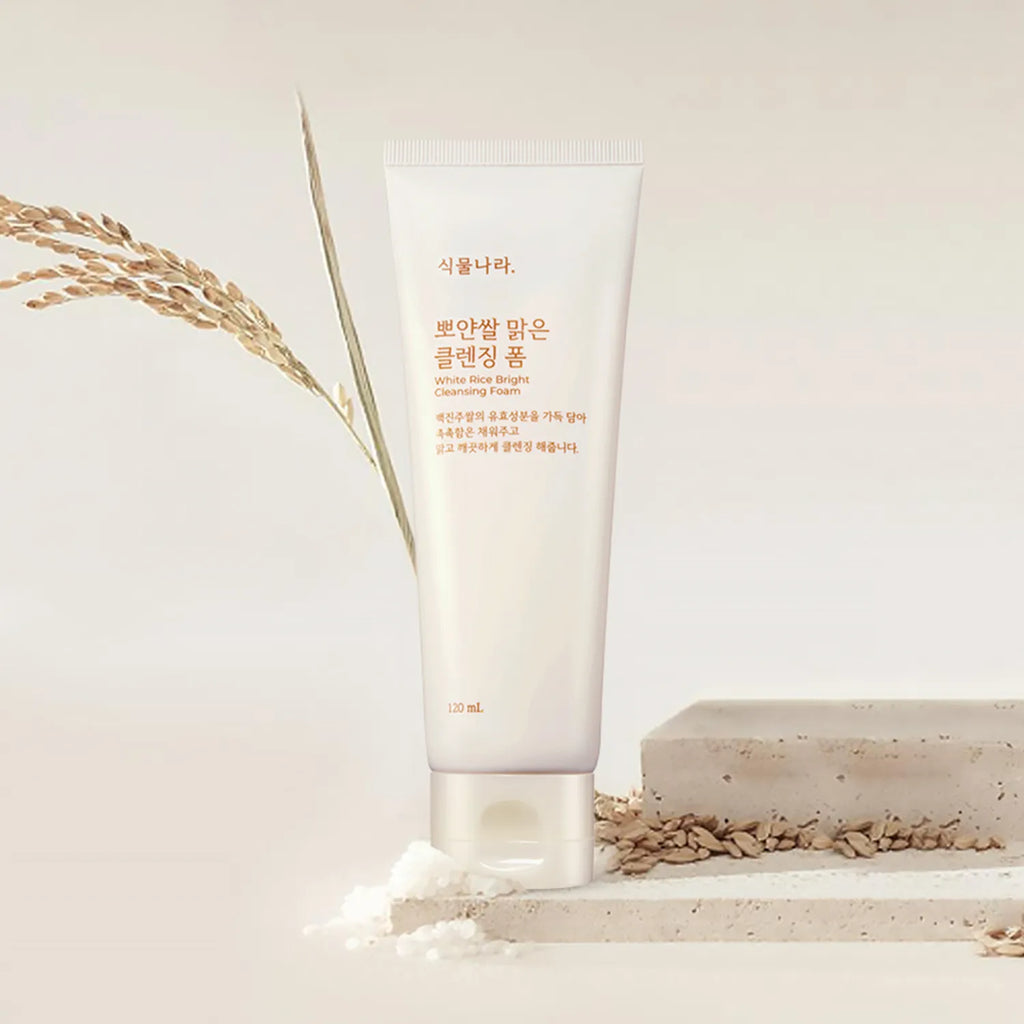 Shingmulnara White Rice Bright Cleansing Foam 120ml 1+1 Set