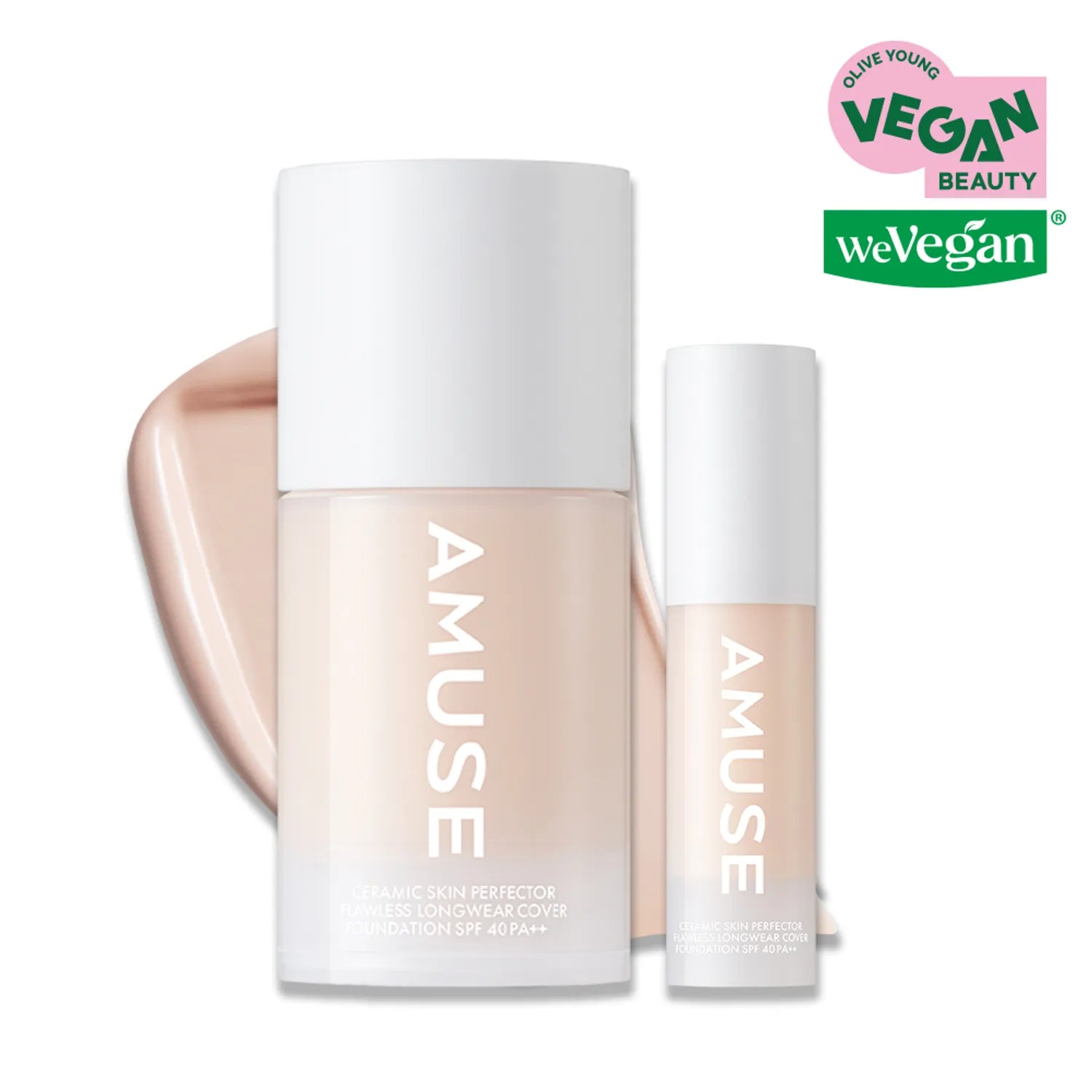 AMUSE Ceramic Skin Perfector Foundation 30ml/15ml