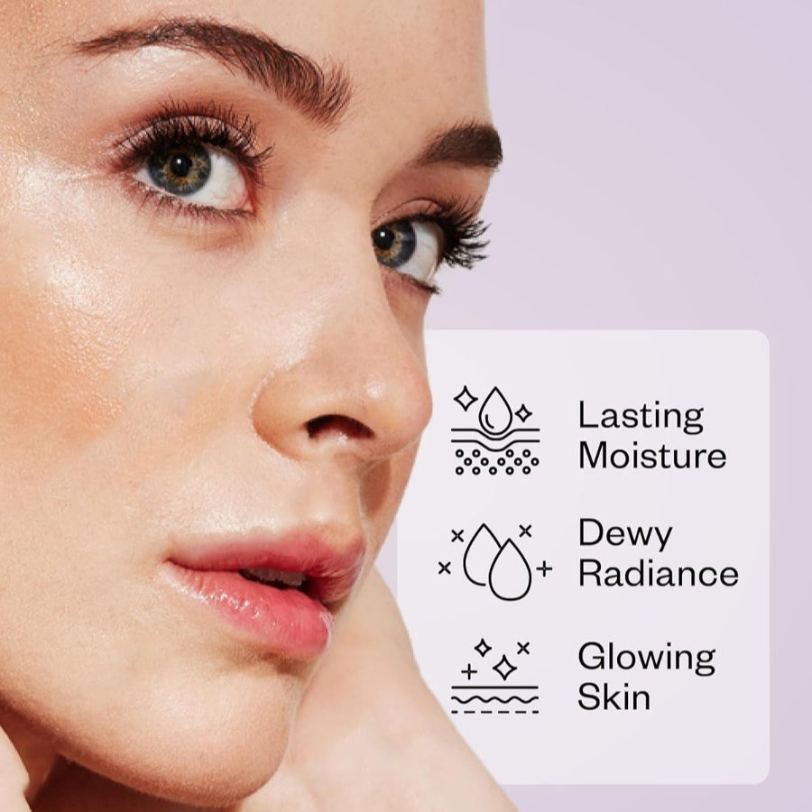 VDL Lumilayer Primer (Glowy Finish, 1.01fl oz) - Illuminating Pearl Makeup Base for Glowing Skin. Korean Makeup. Hydrating Radiance