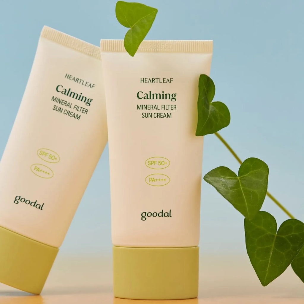 [Limited Set] goodal Heartleaf Calming Mineral Filter Sun Cream 50mL 1+1 Special Set