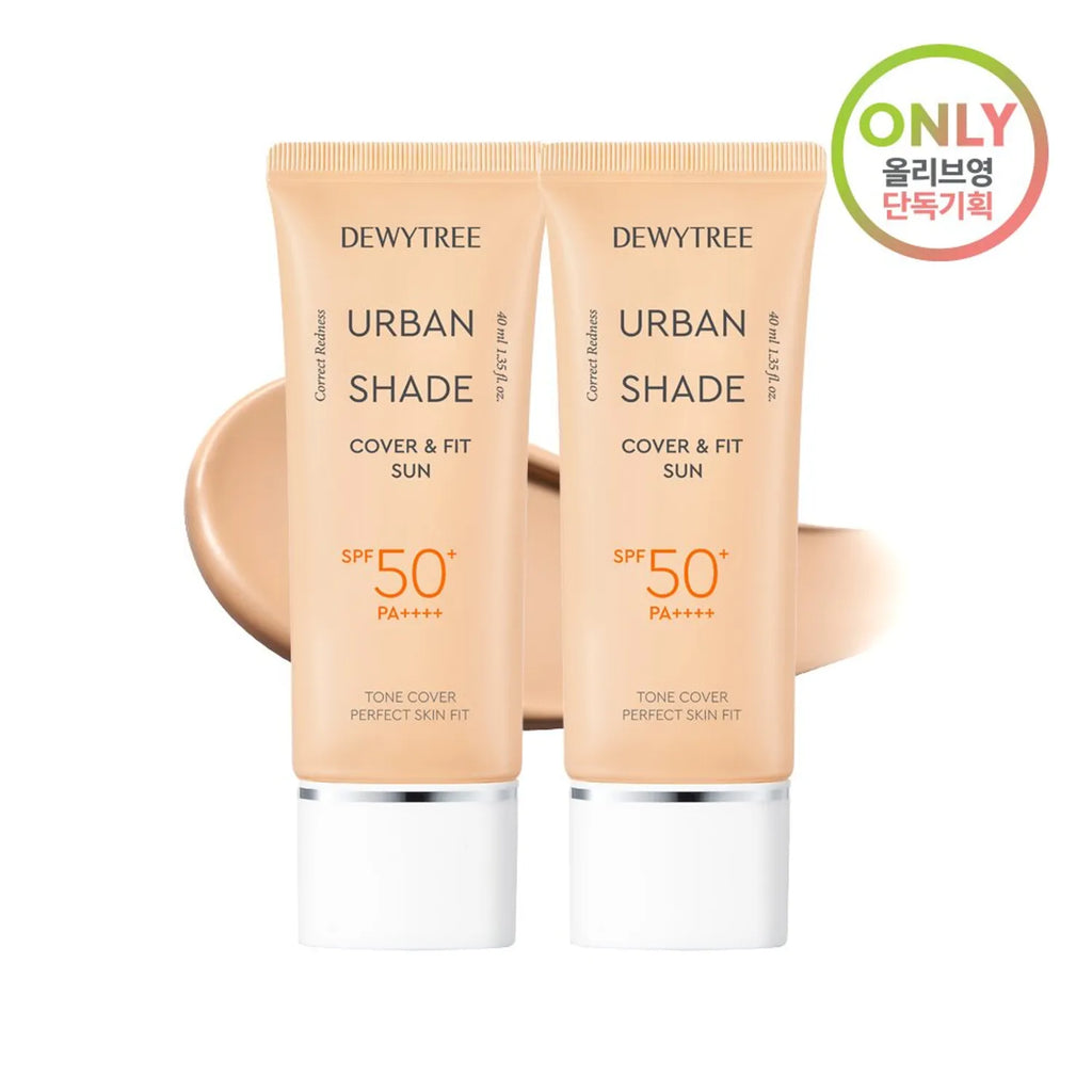 Dewytree Urban Shade Cover & Fit Sun 1+1 Special Set (40mL+40mL)