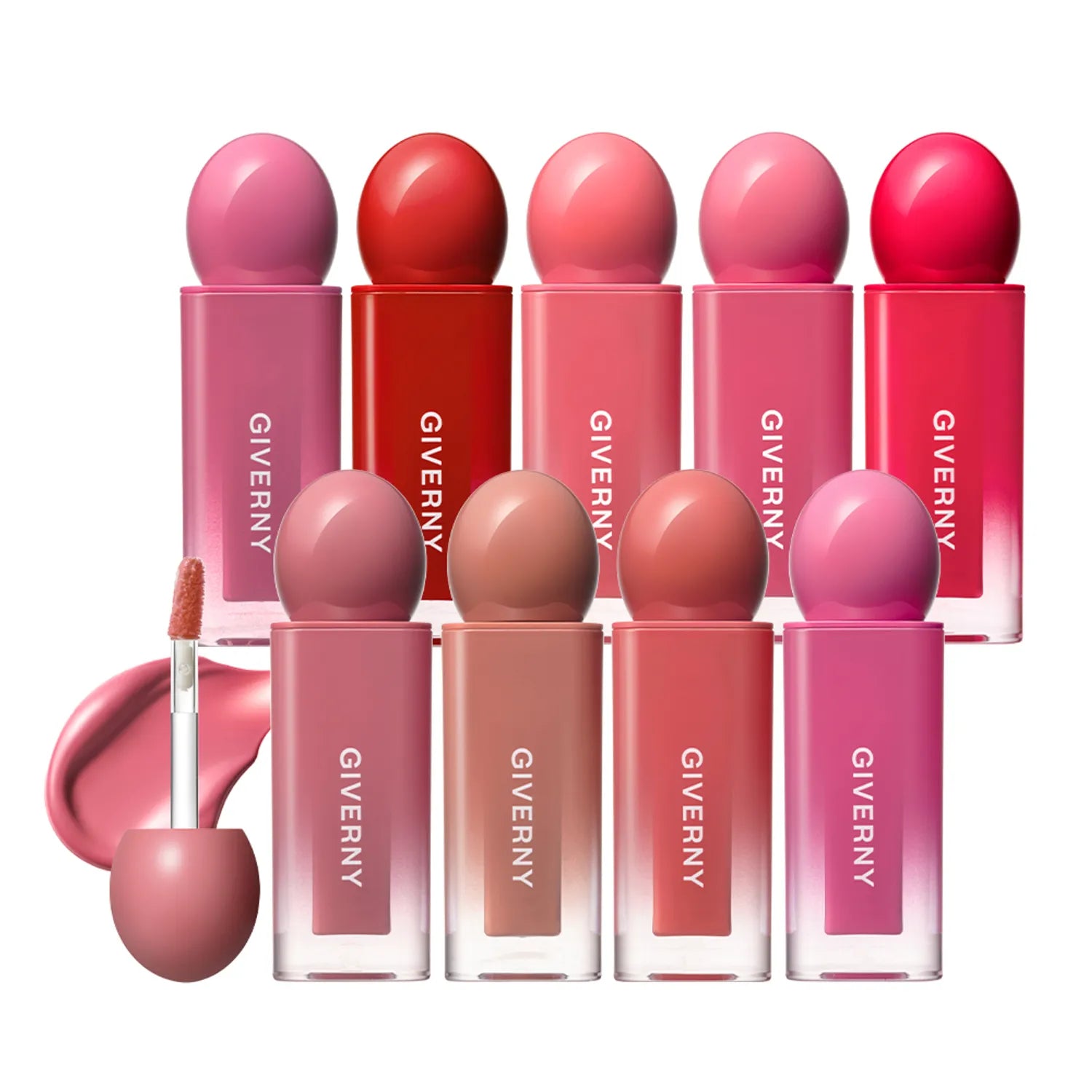 GIVERNY Dewy Lip Glaze (8 Colors)