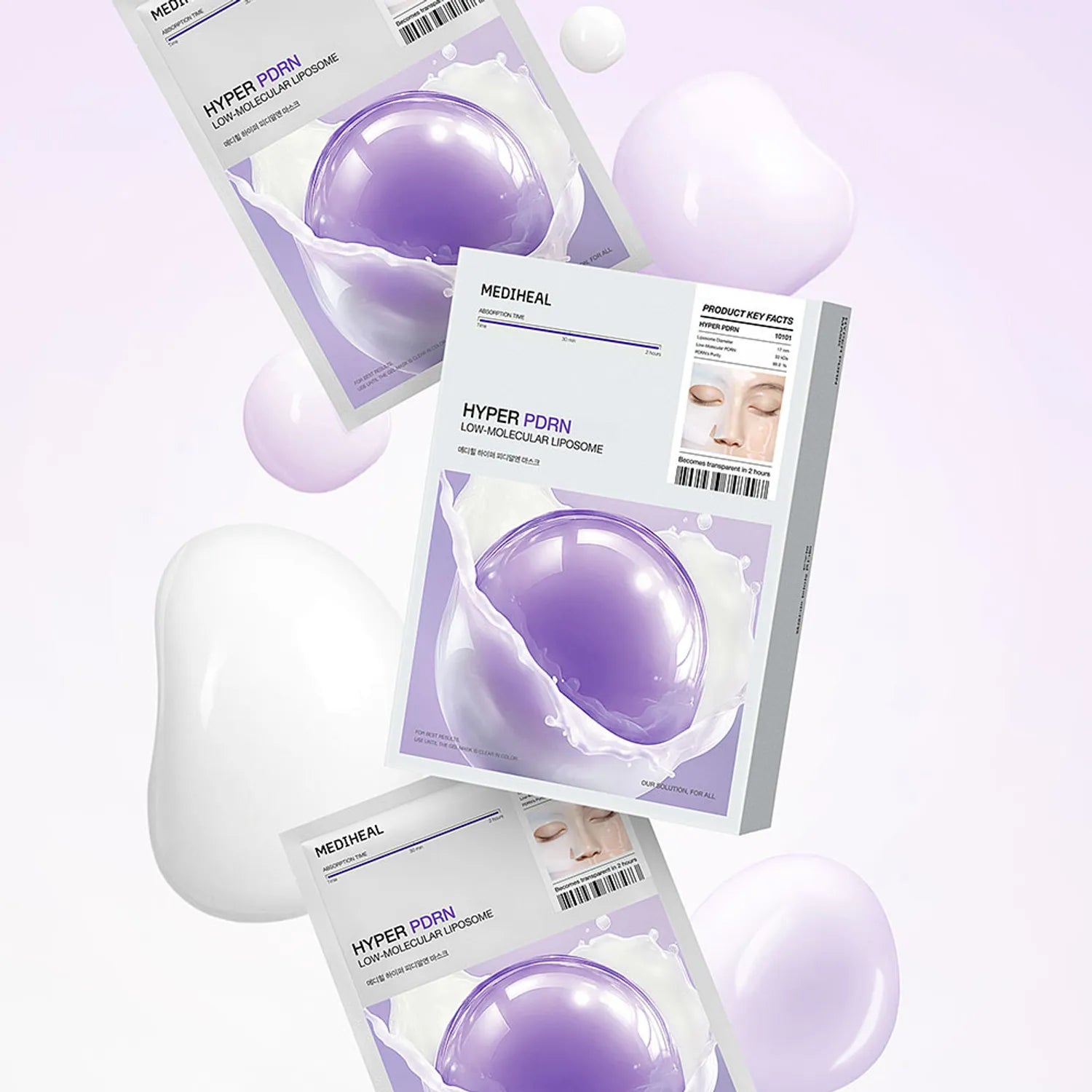 MEDIHEAL Hyper Mask Sheet 1ea (PDRN/Collagen/Hyaluronic Acid)