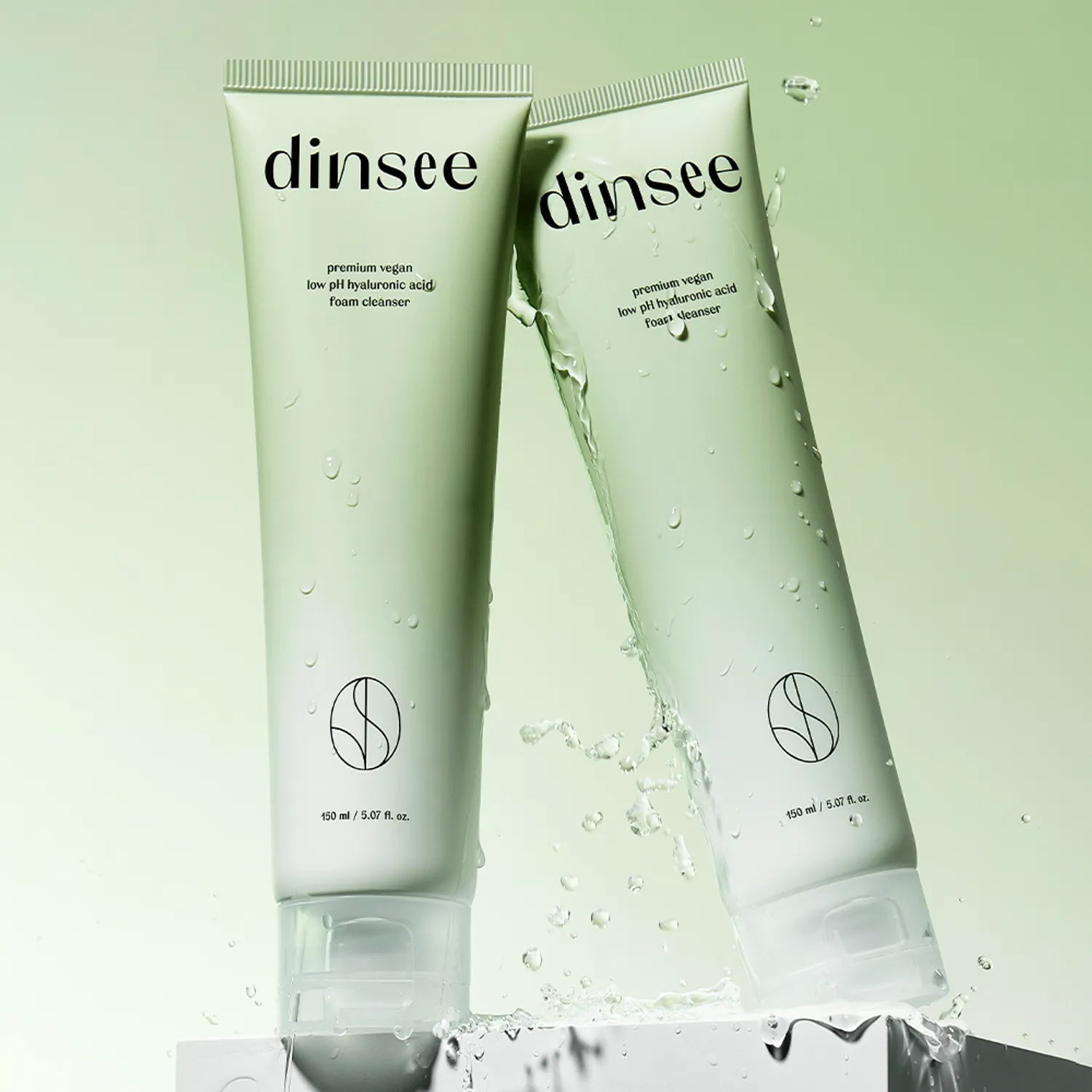 Dinsee Premium Vegan Low pH Hyaluronic Acid Foma Cleanser 150ml