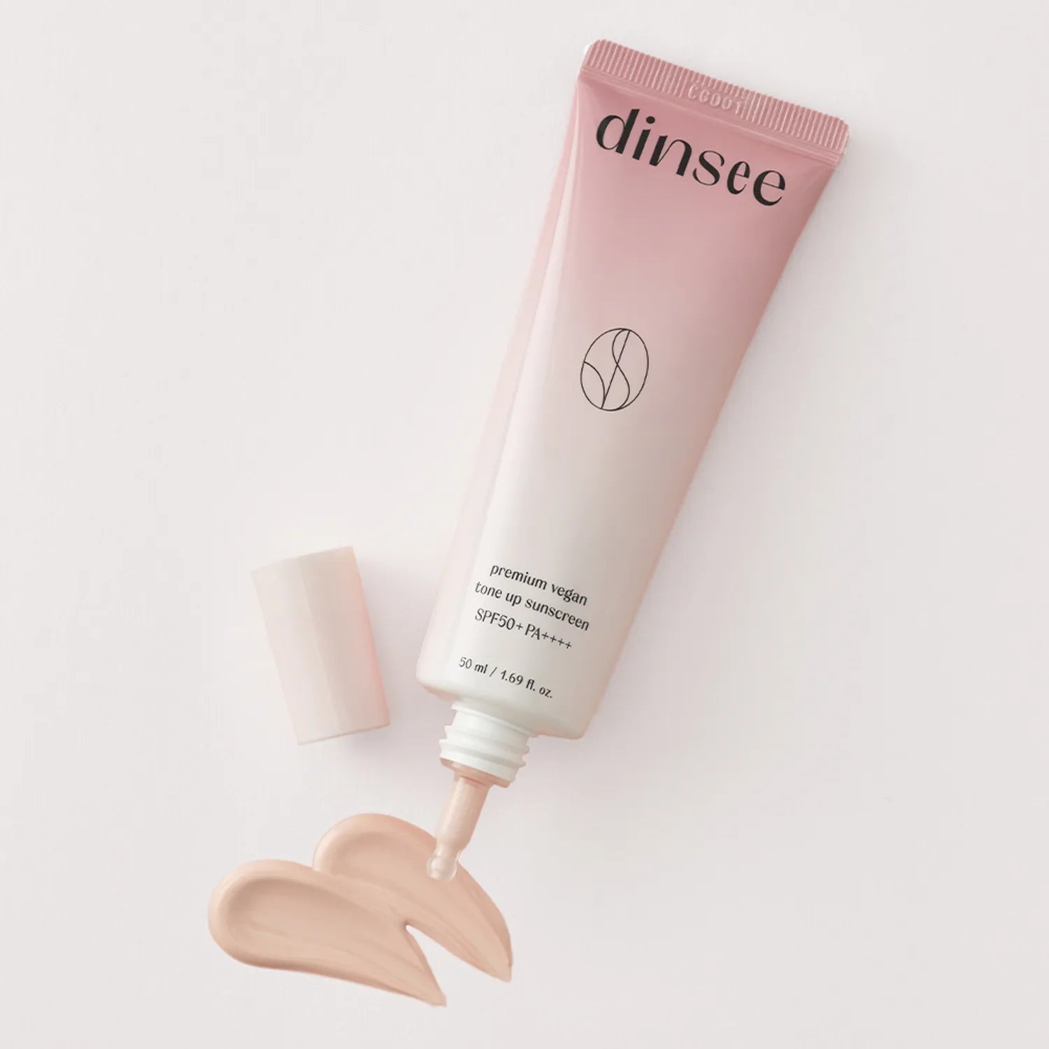 Dinsee Premium Vegan Tone Up Sunscreen 50ml 1+1 Set (+Cleansing Foam 40ml)