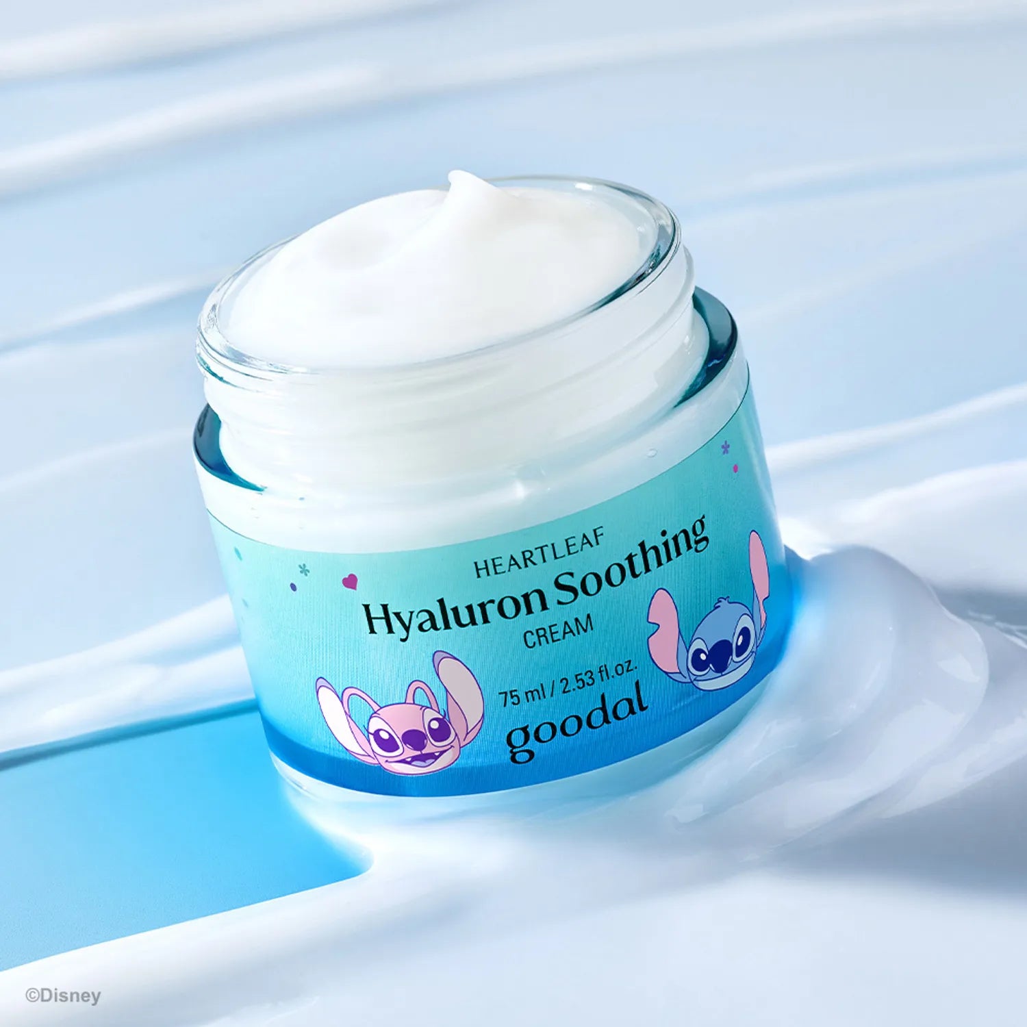 [DISNEY EDITION] goodal Heartleaf Hyaluron Soothing Cream 75ml Refill Set (+Refill 75ml+Mini Bag)