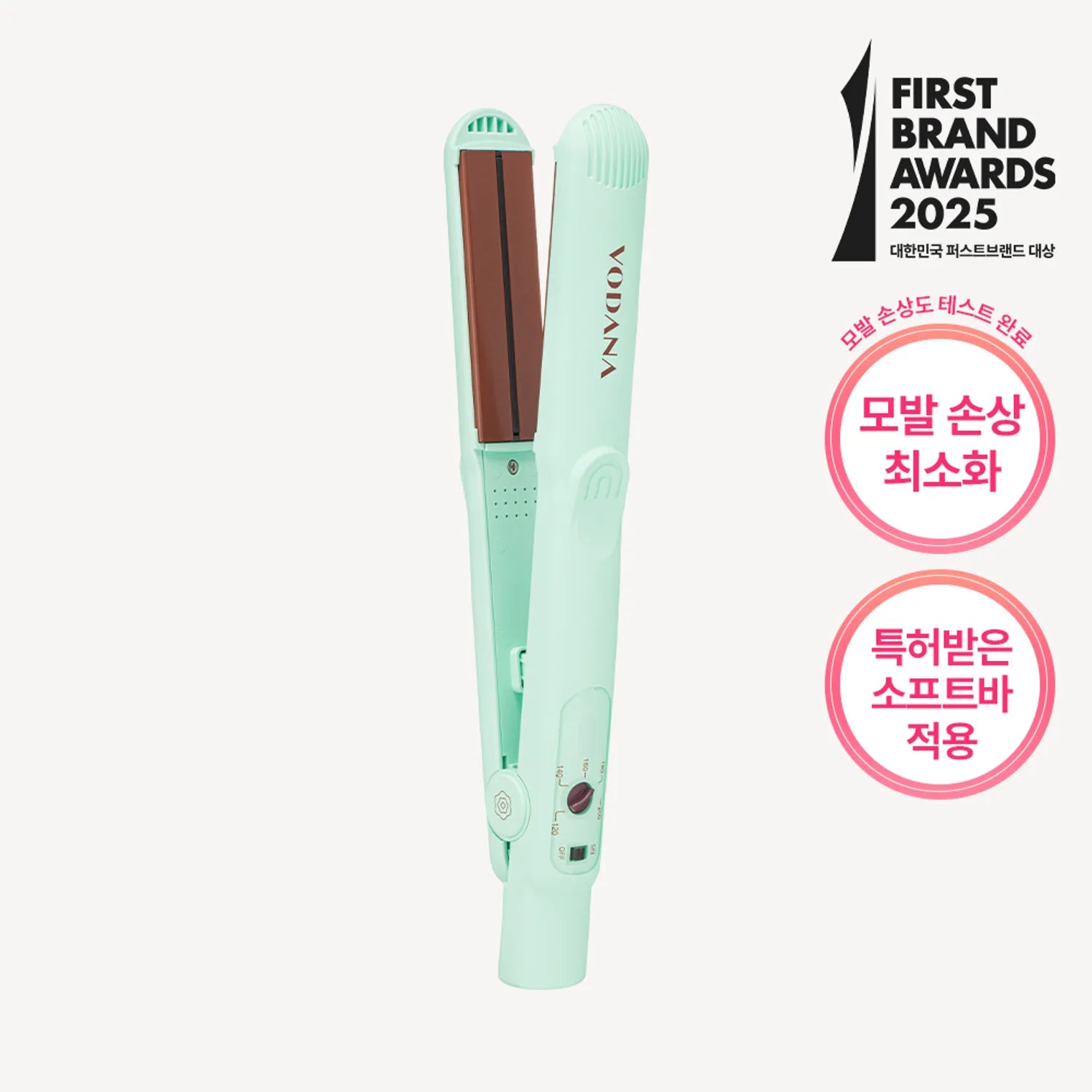 vodana Soft Bar Flat Iron FV (Mint Choco)