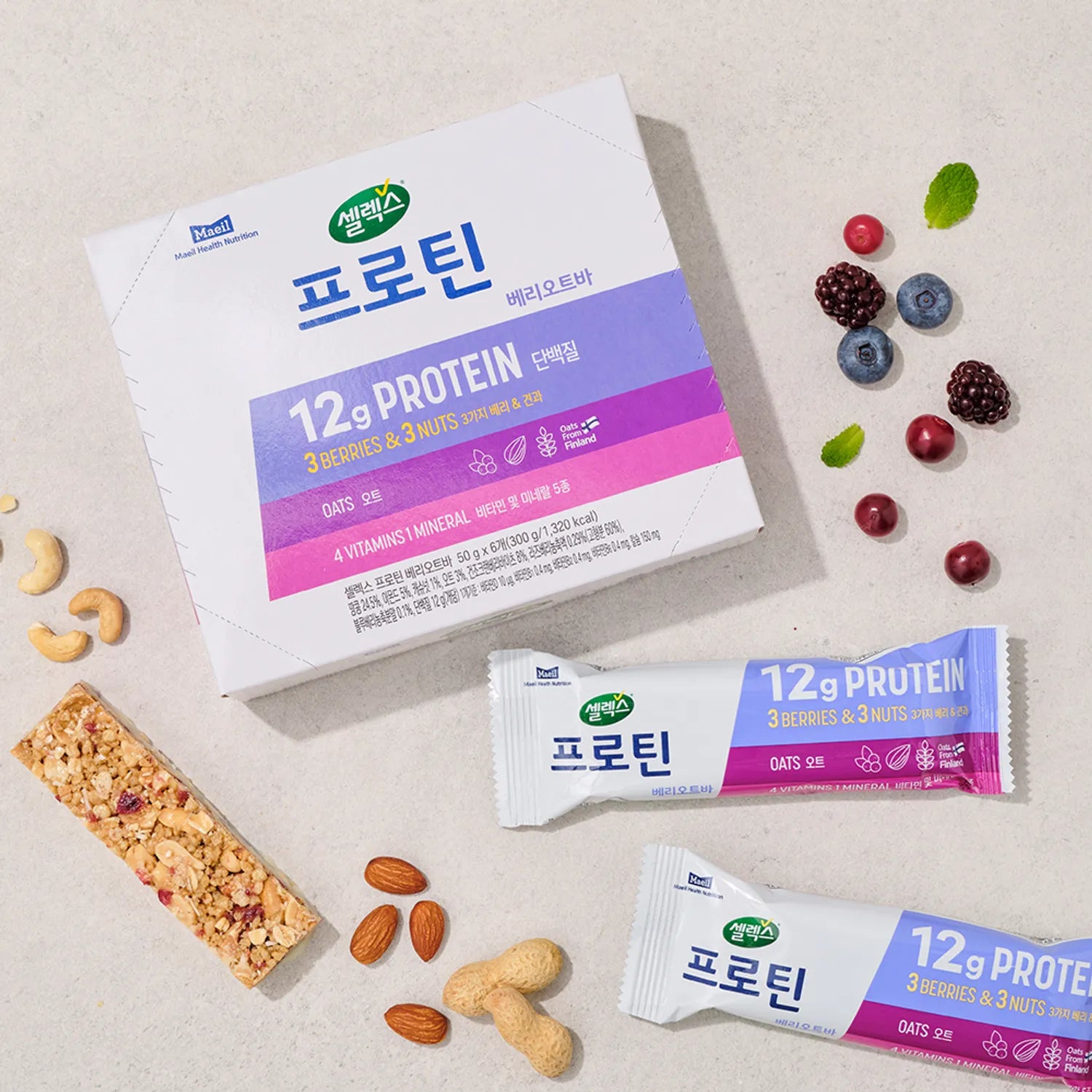 Select's Protein Bar Berry Oat 6ea