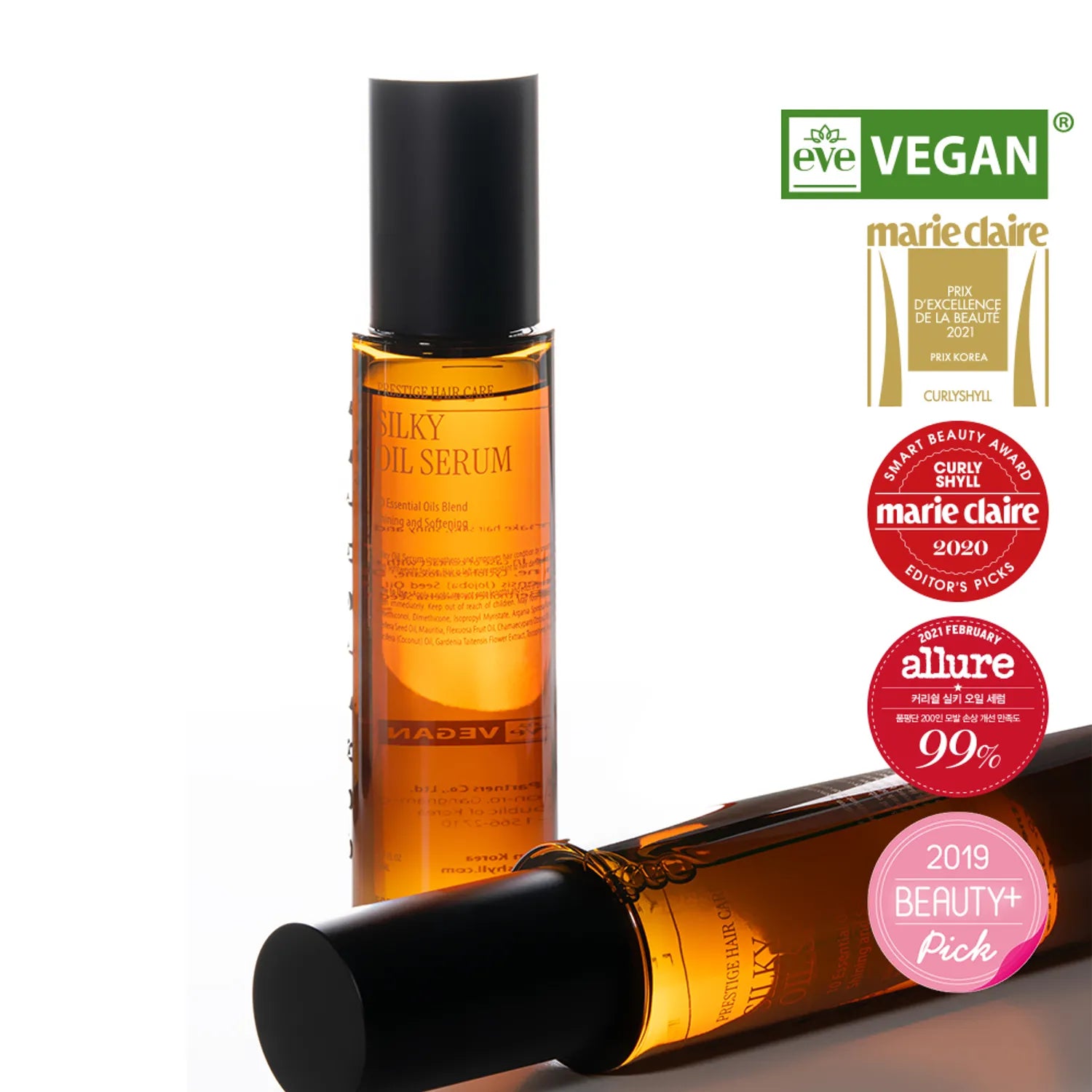 Curly Shyll Silky Oil Serum for Damaged Hair 70ml
