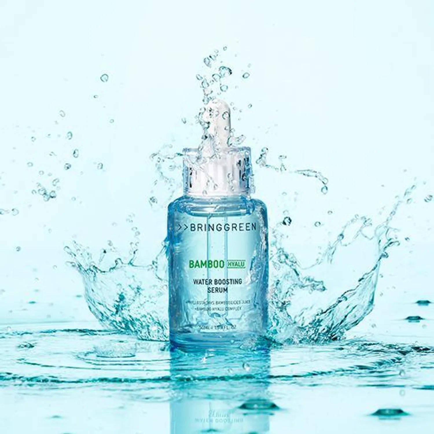 BRINGGREEN Bamboo Hyalu Water Boosting Serum Refill Set (+Refill 50ml)