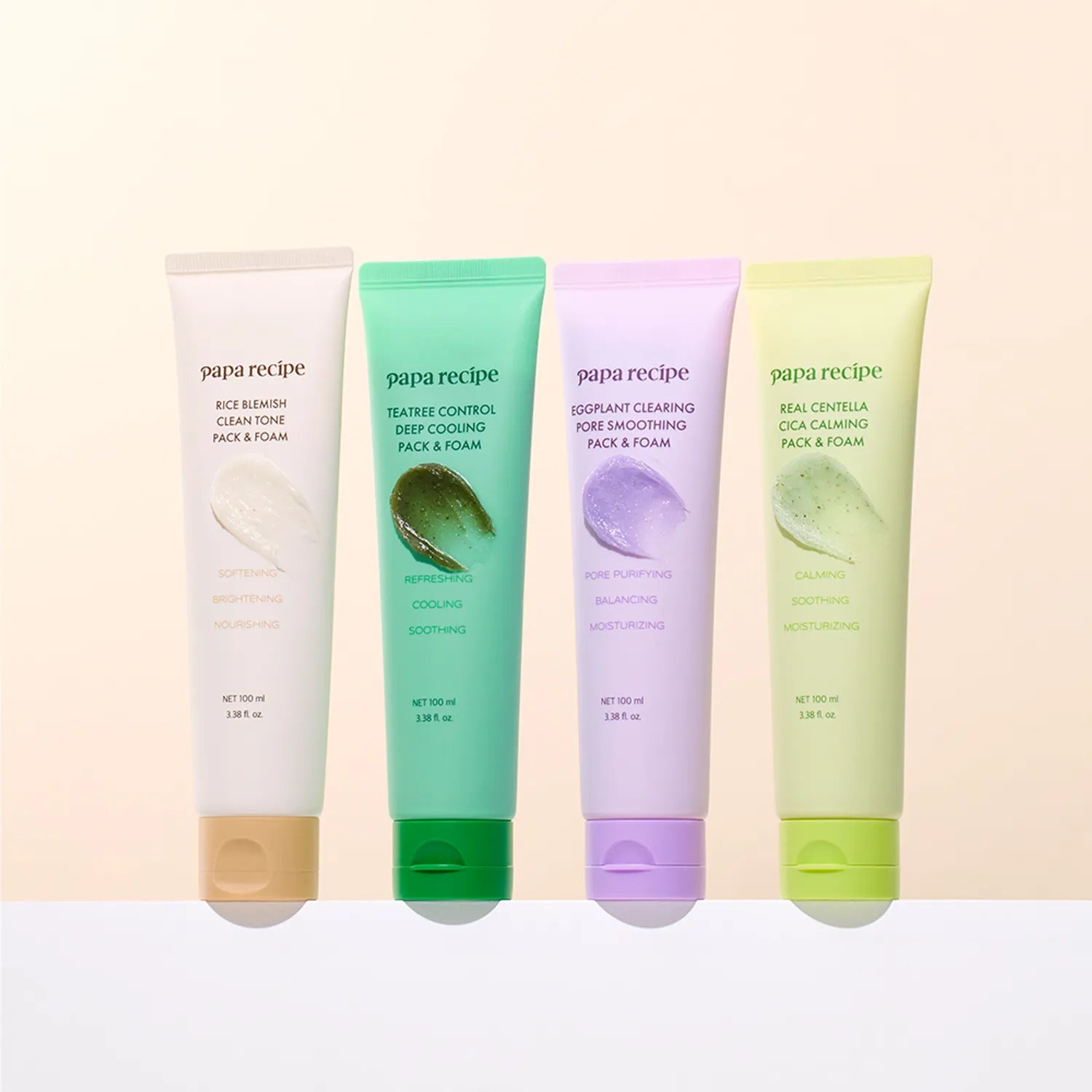 papa recipe Gelato Pack Cleanser 100ml (4 options)