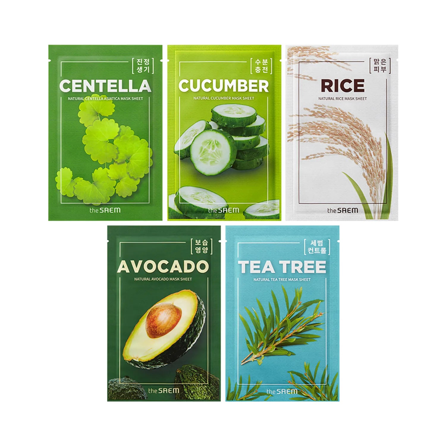 The SAEM Natural Centella Asiatica Mask Sheet 1ea