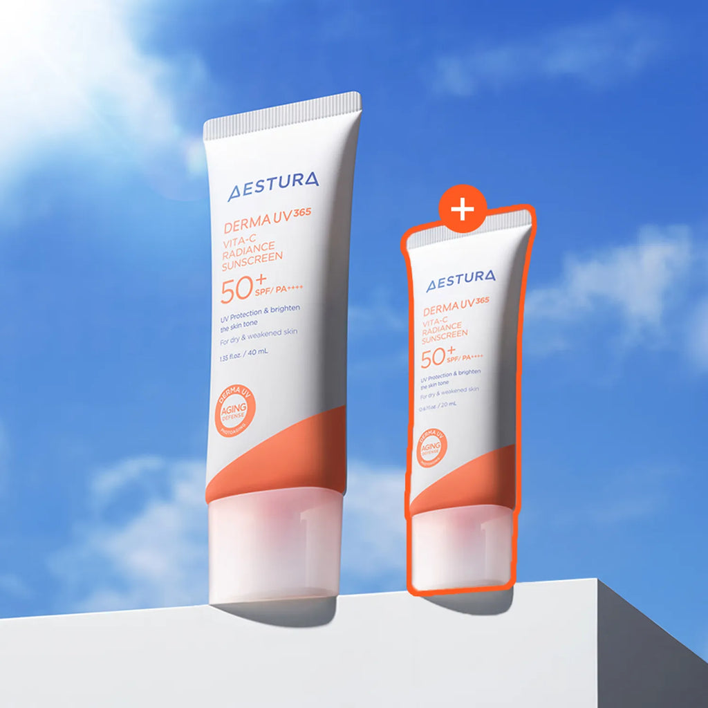 AESTURA Derma UV365 Vita-C Radiance Sunscreen 40ml Set (+20ml)