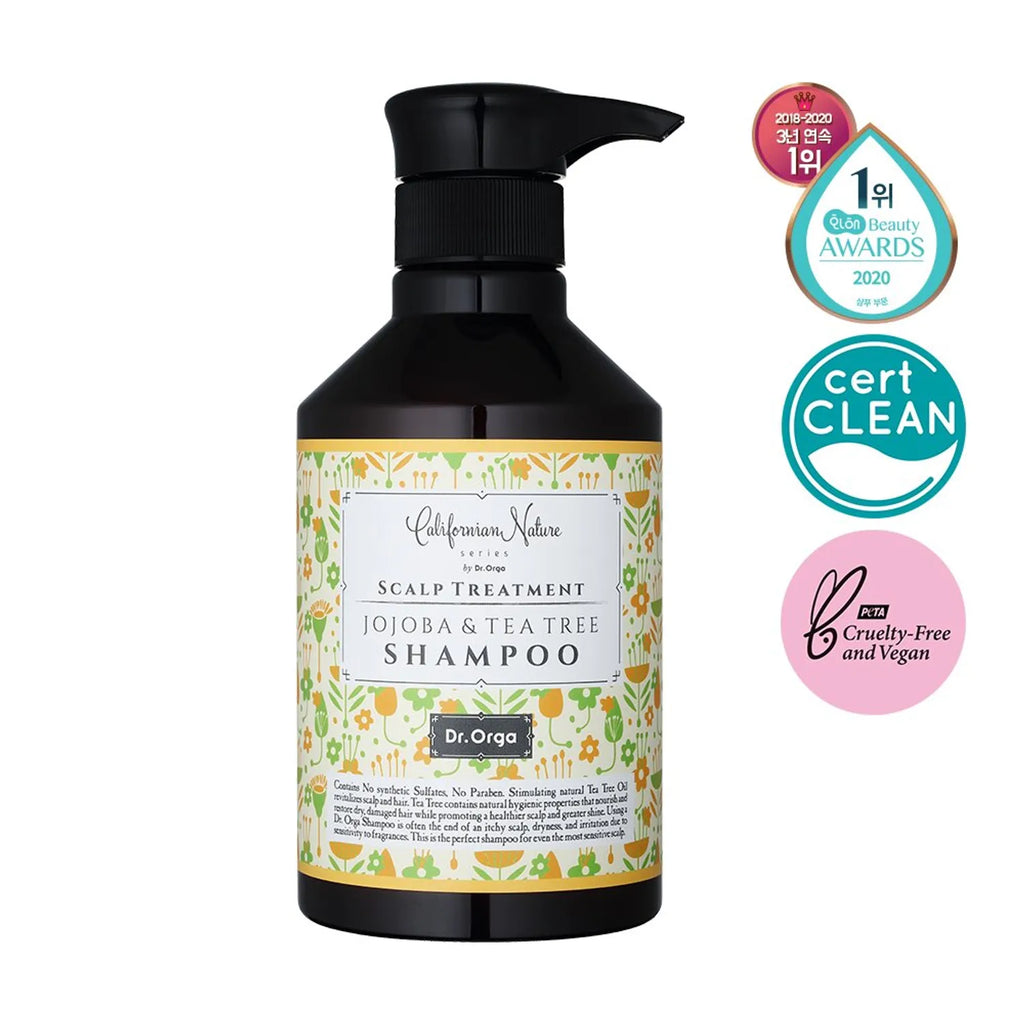 DR.Orga Jojoba & Tea Tree Shampoo 500mL