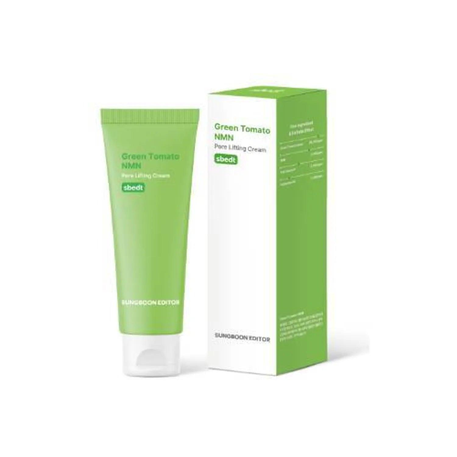 SUNGBOON EDITOR Green Tomato NMN Pore Lifting Cream 50ml