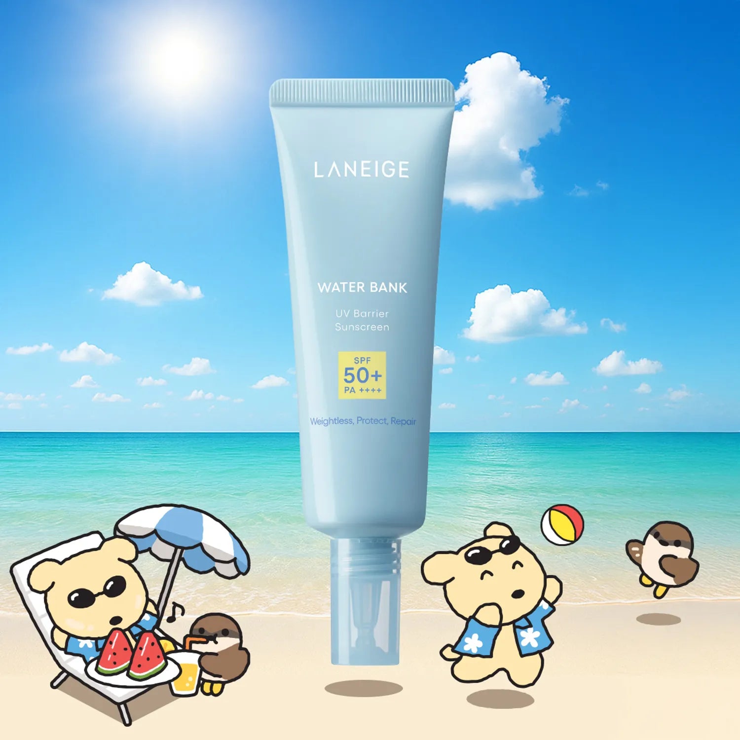 LANEIGE Water Bank UV Barrier Sunscreen 50ml SPF50+ PA++++
