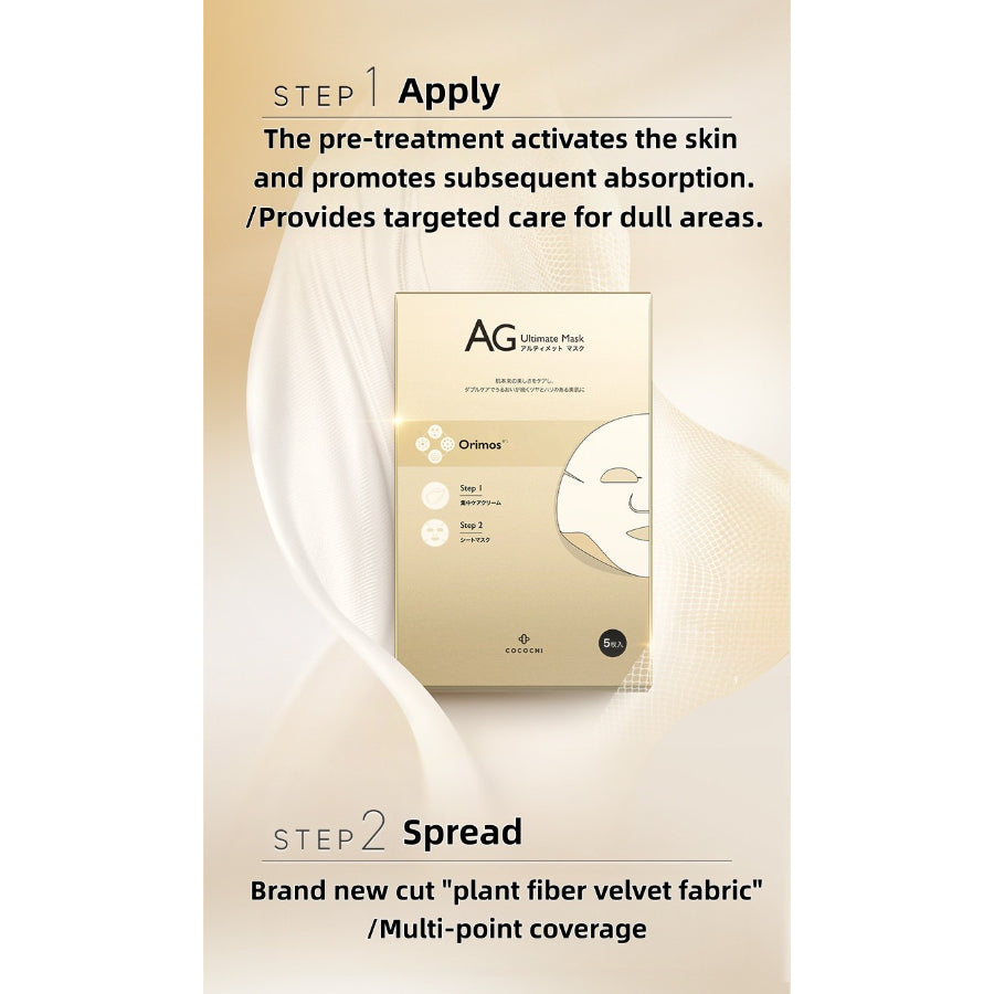 Cocochi Luxurious Hydrating and Brightening Mask (5 sheets/box)