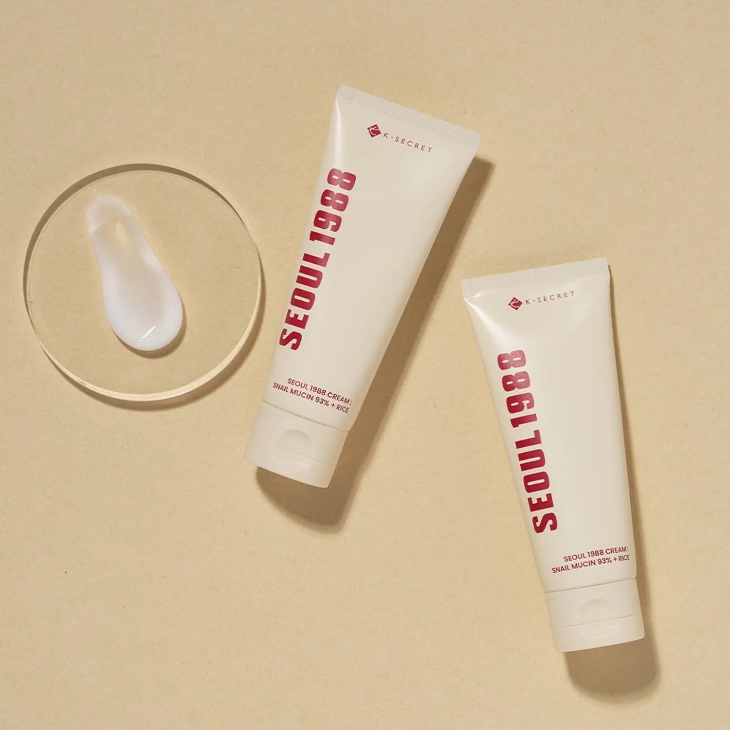 KSECRET Seoul 1988 Cream: Snail Mucin 93%+Rice 100ml