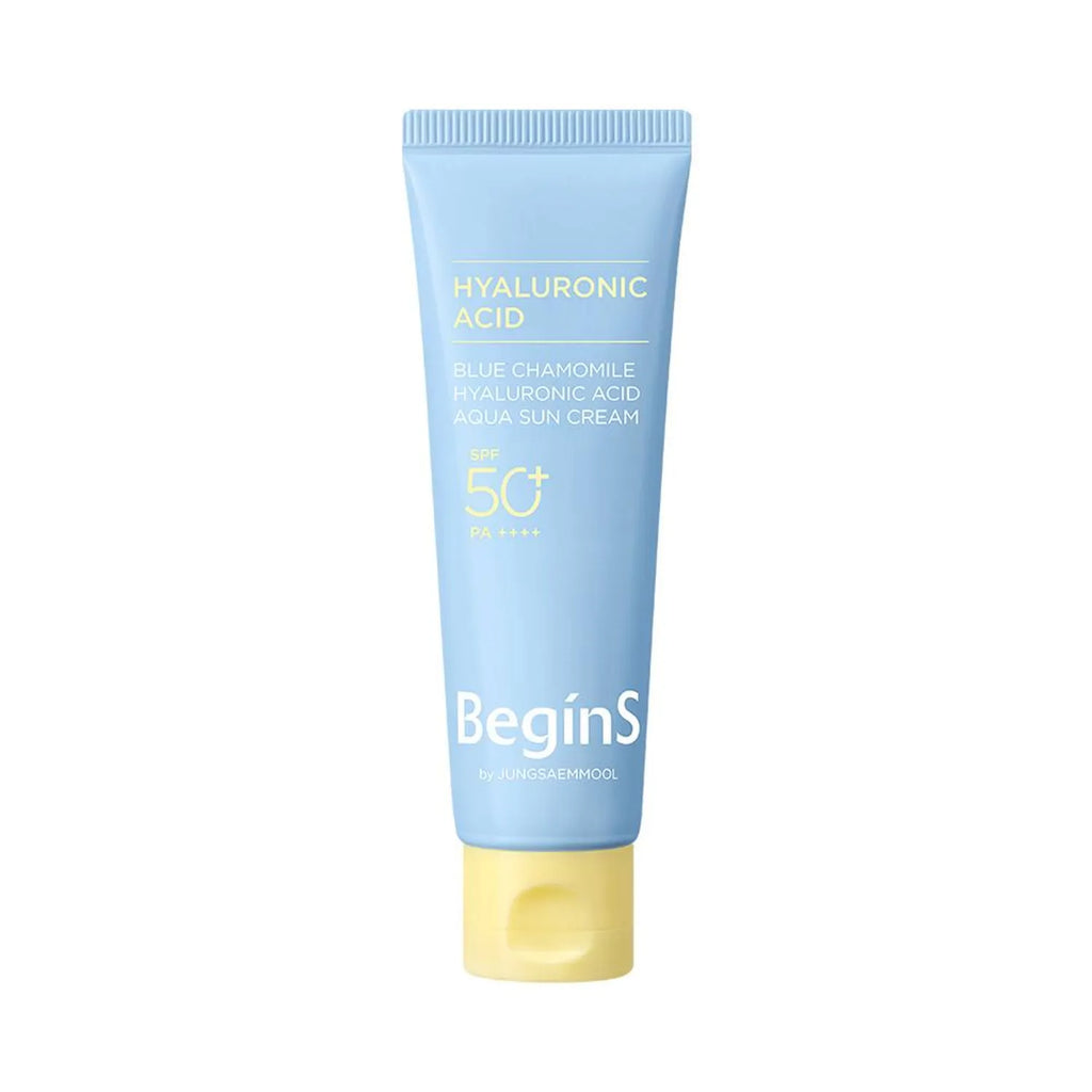 begins by JUNGSAEMMOOL Blue Chamomile Hyaluronic Acid Aqua Sun Cream 50ml